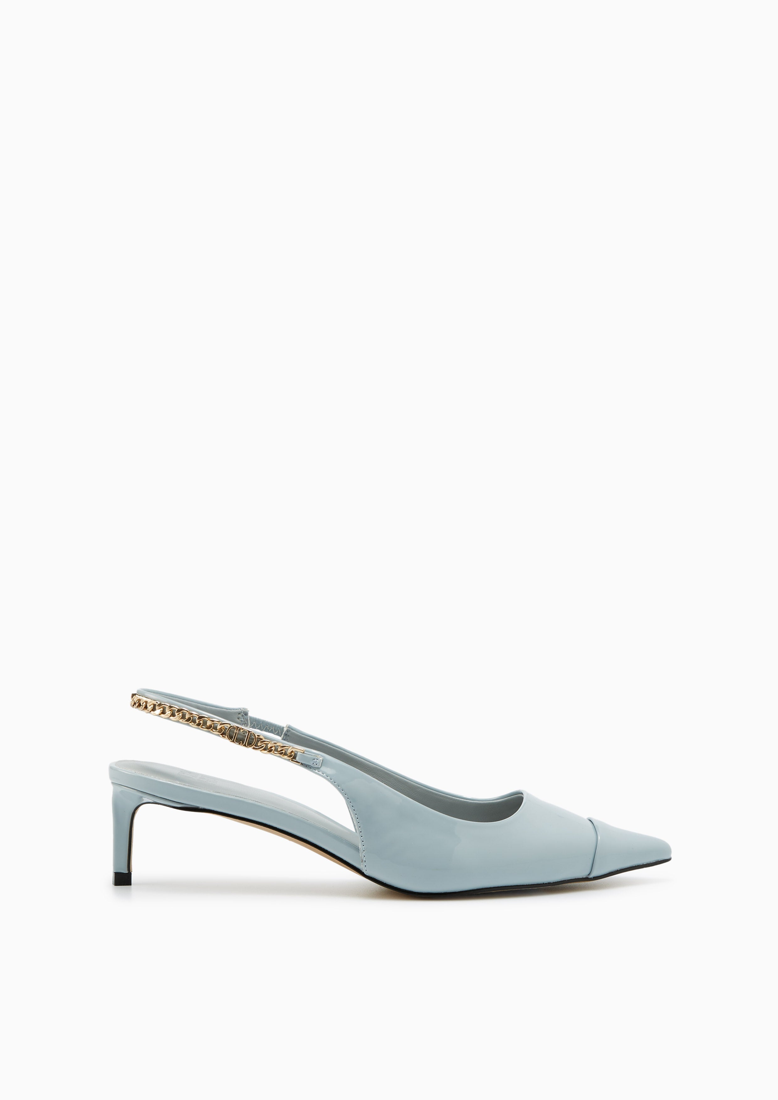 Chilly Heel Slingbacks Light Blue