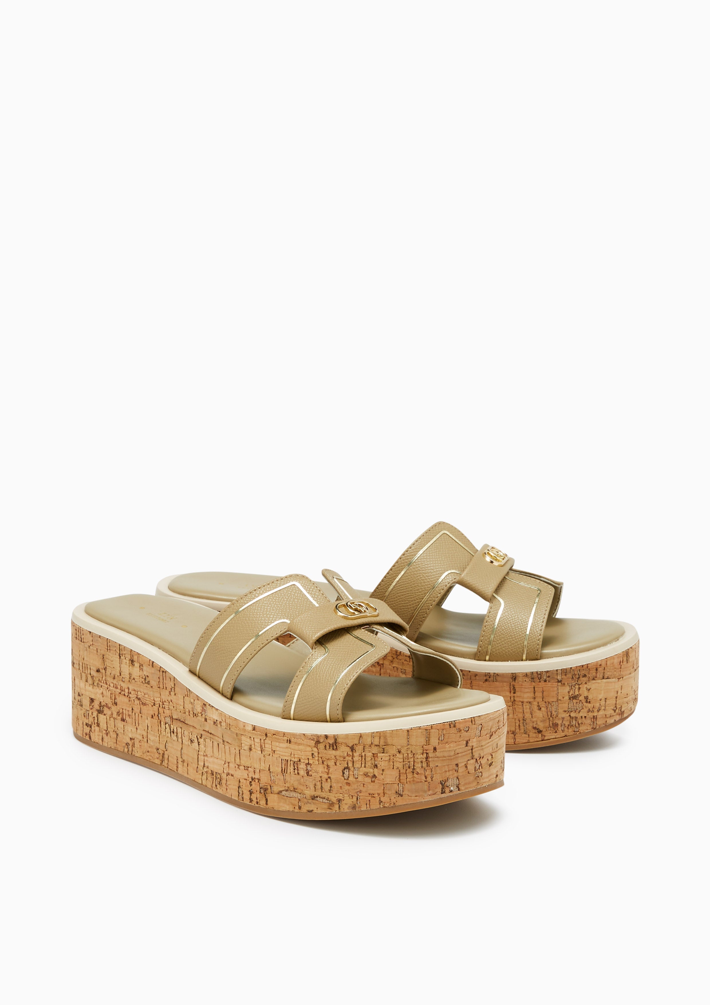 Hey Platform Sandals Green - Lyn TH