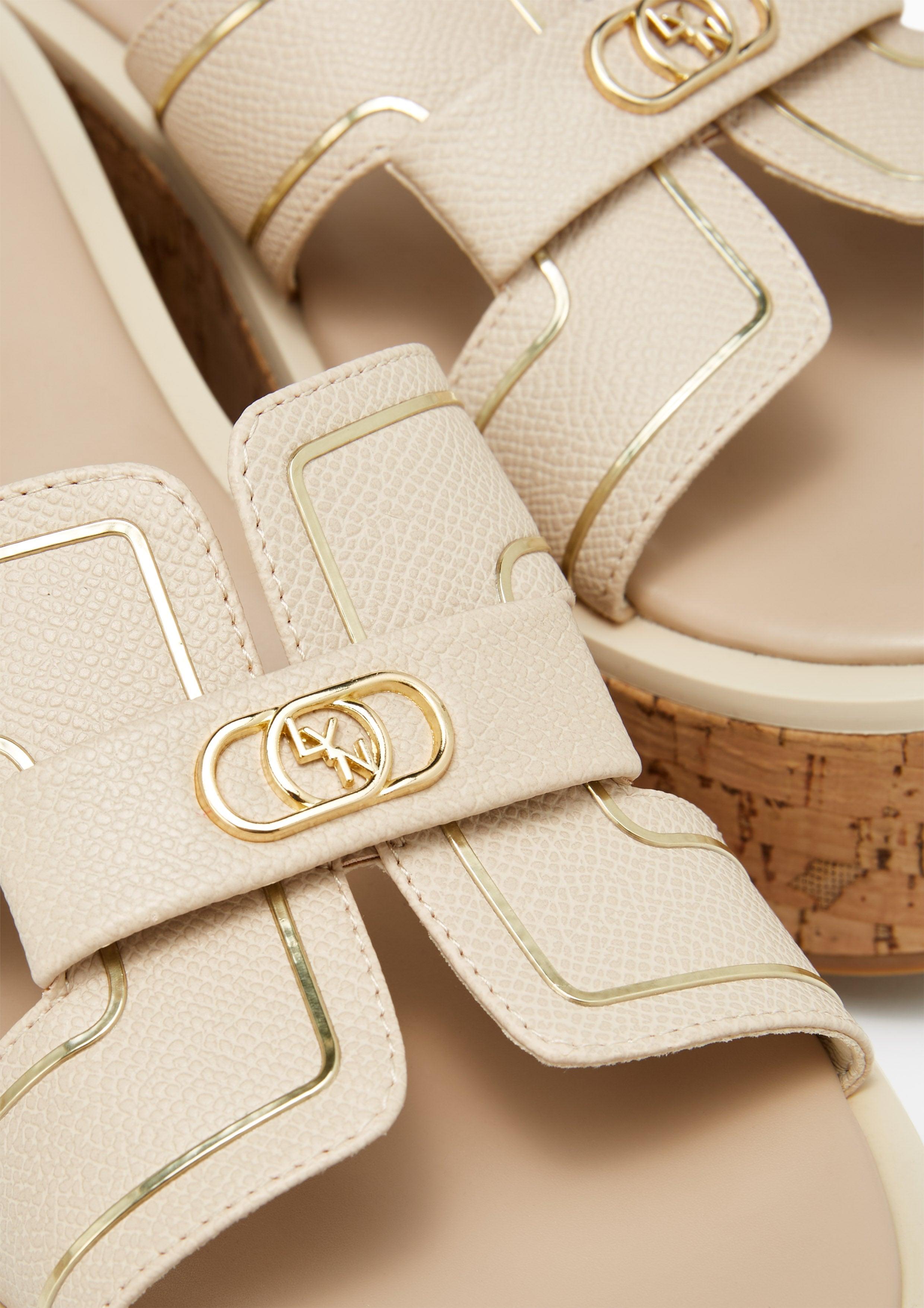 Hey Platform Sandals Taupe Lyn Online Official Store
