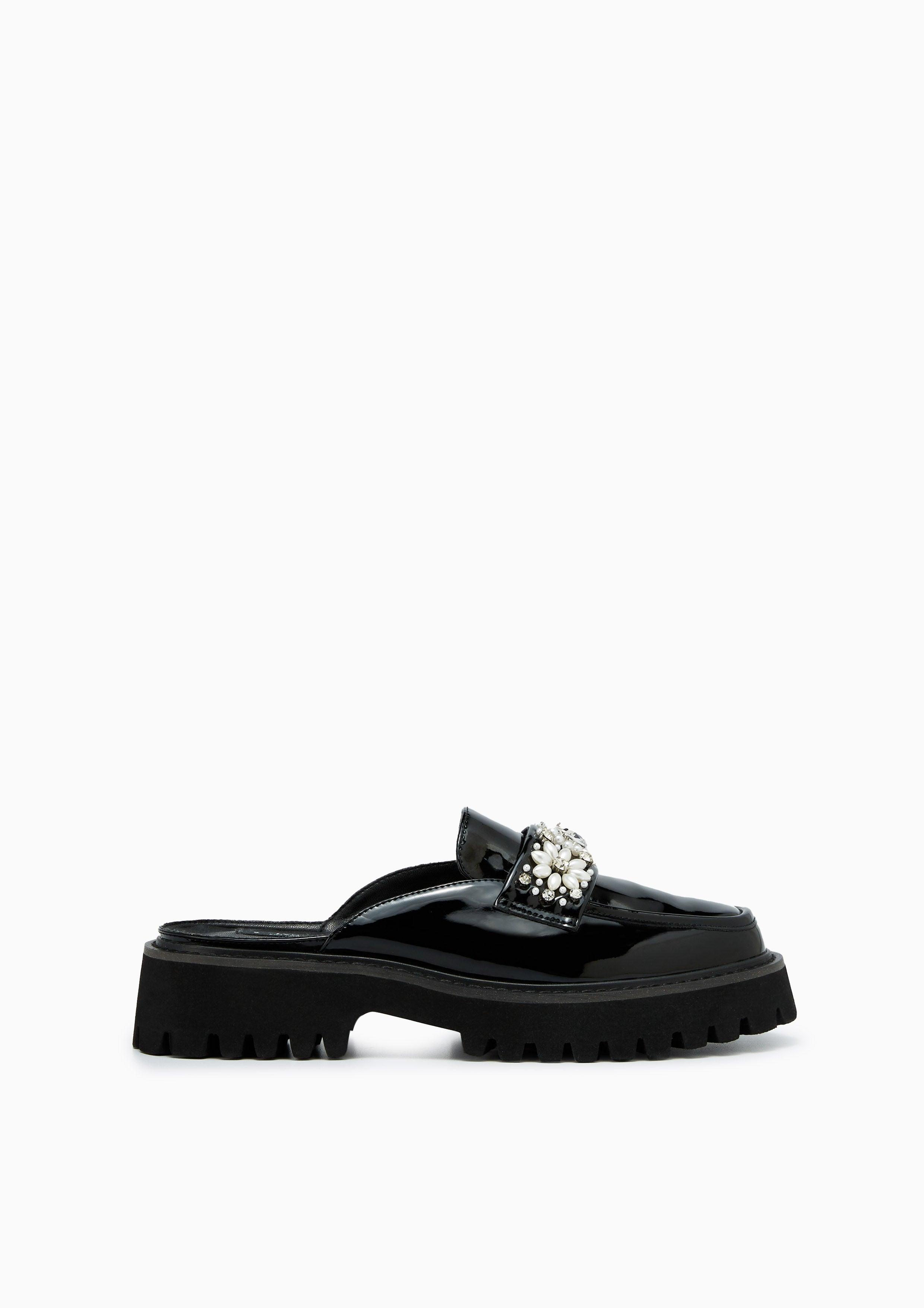 Lewis Platform Sandals Black - Lyn TH