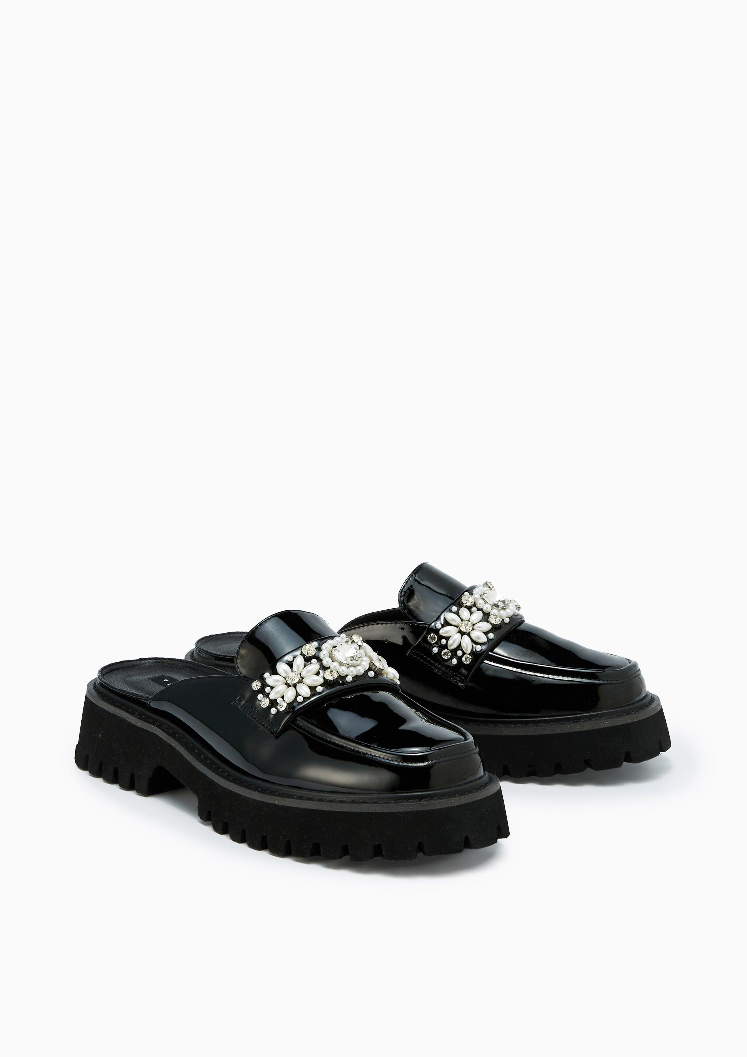 Lewis Platform Sandals Black - Lyn TH