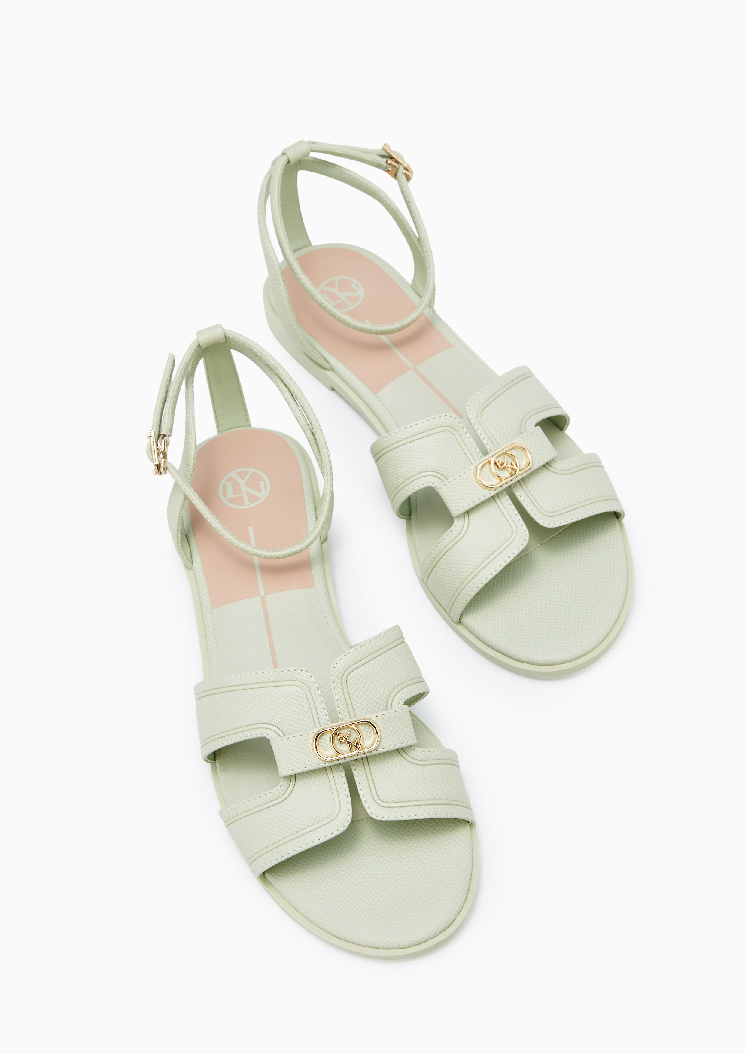 Hey Sandal Slingback Light Green - Lyn TH