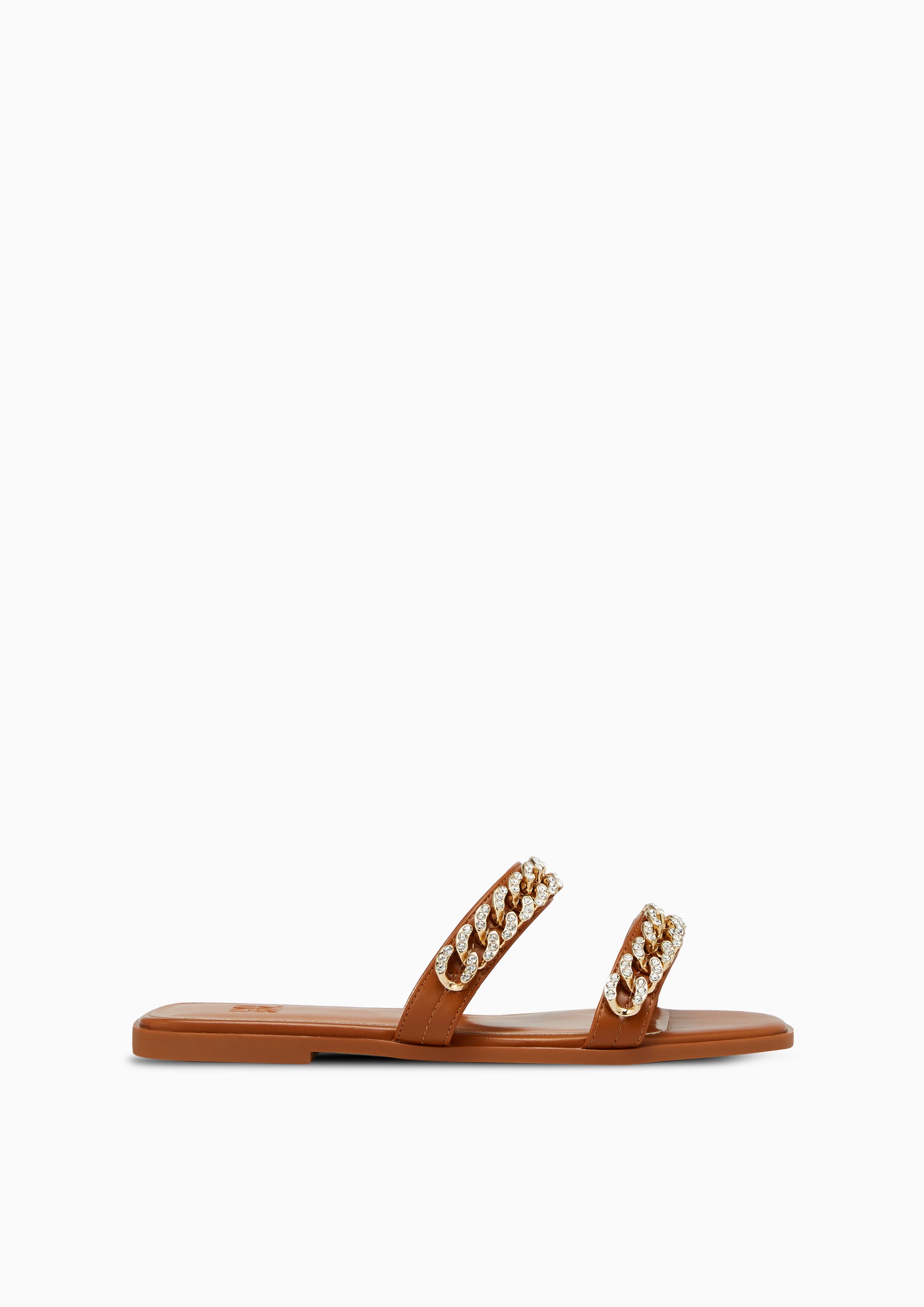 Huly Flat Sandals Brown - Lyn TH