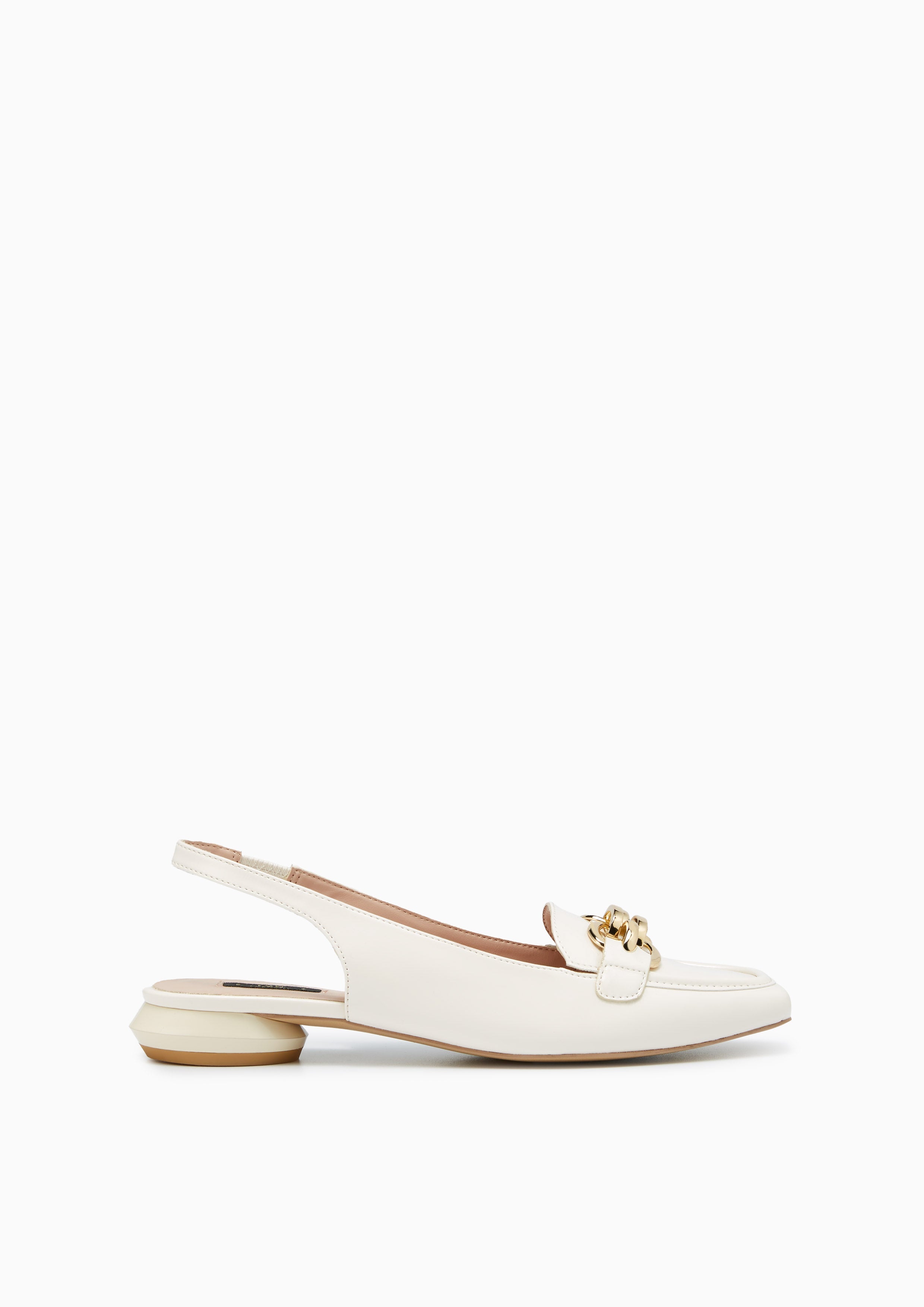 Anoma Patent Heels Off-White - Lyn TH