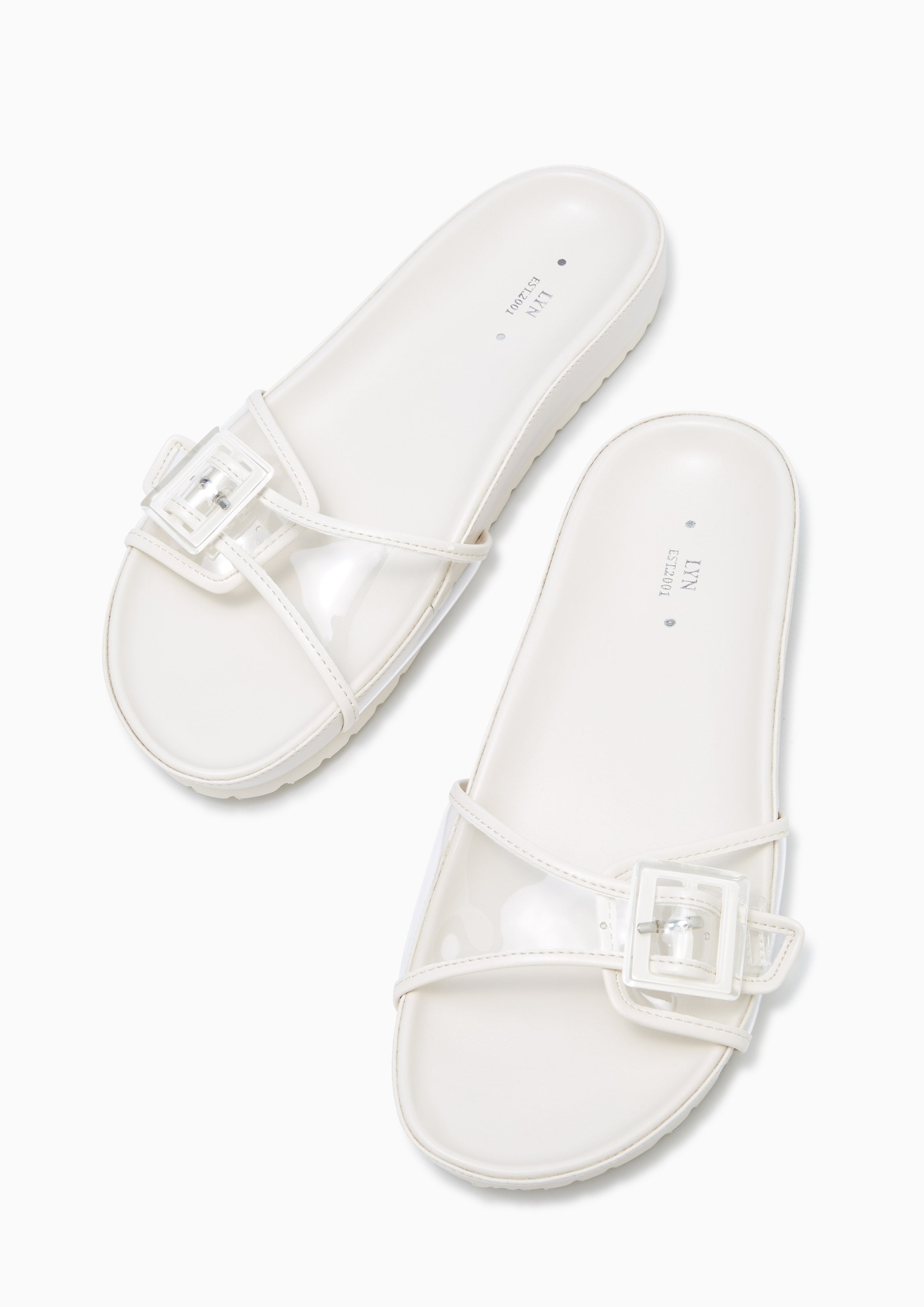 Play Flat Sandals Ivory