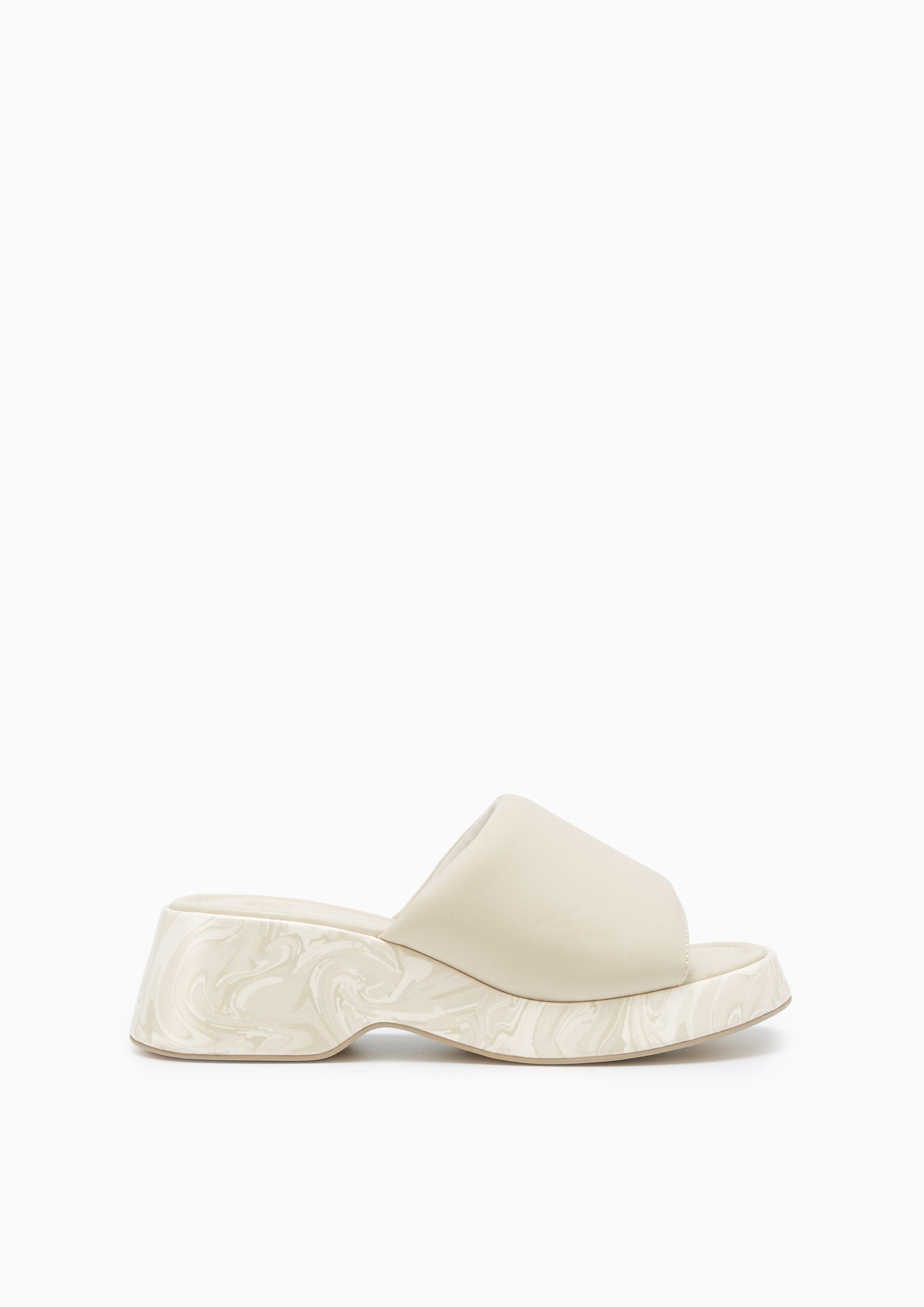 Jaycee Platform Sandals White - Lyn TH