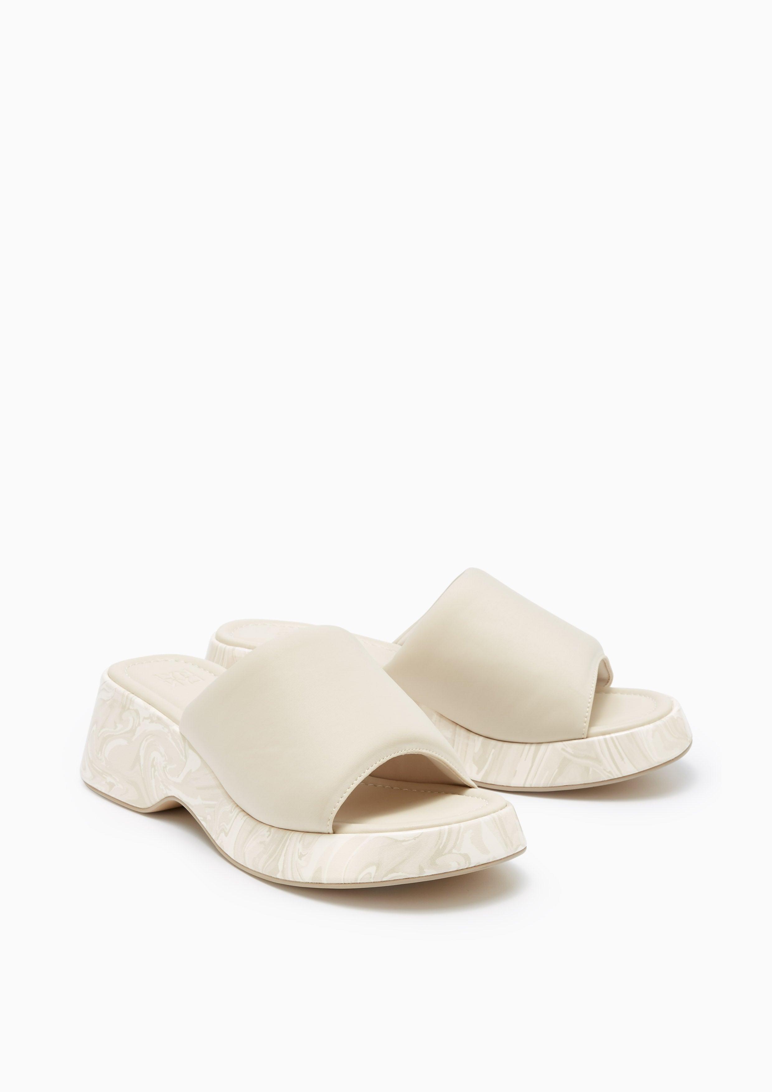 Jaycee Platform Sandals White - Lyn TH