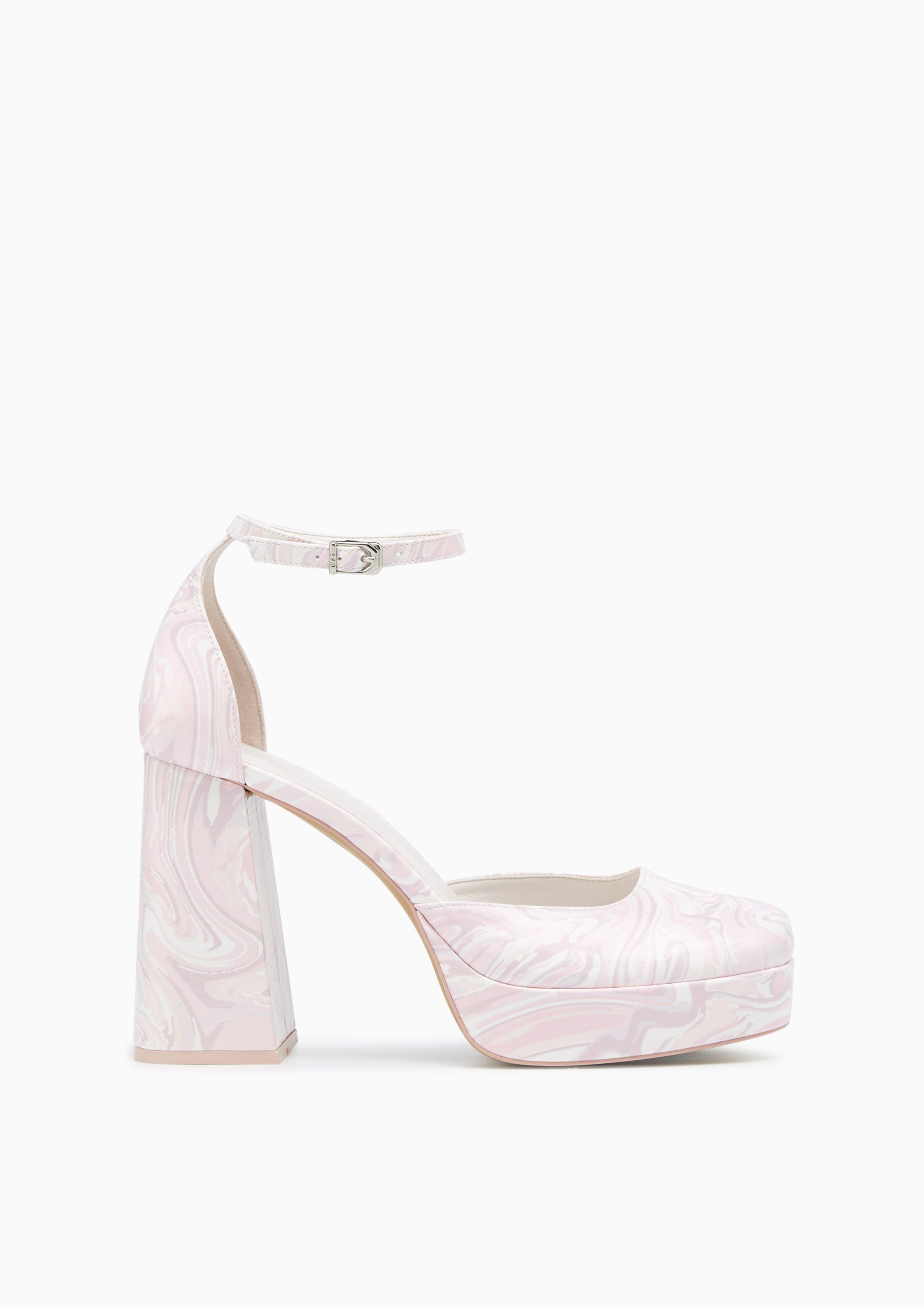 Jaycee Pumps Printed Pink - Lyn TH