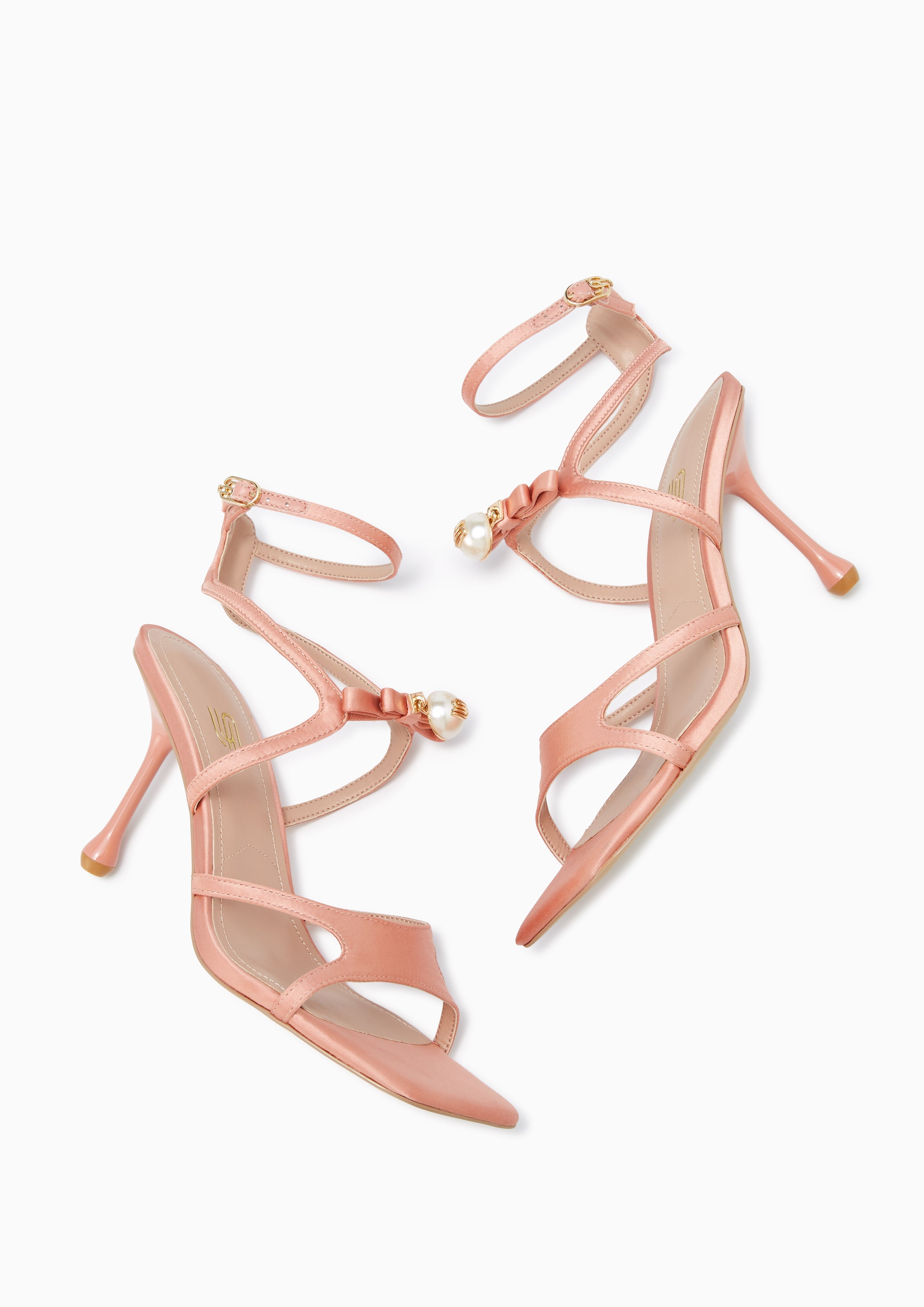 Mula Satin Infinite Sandals Pink - Lyn TH