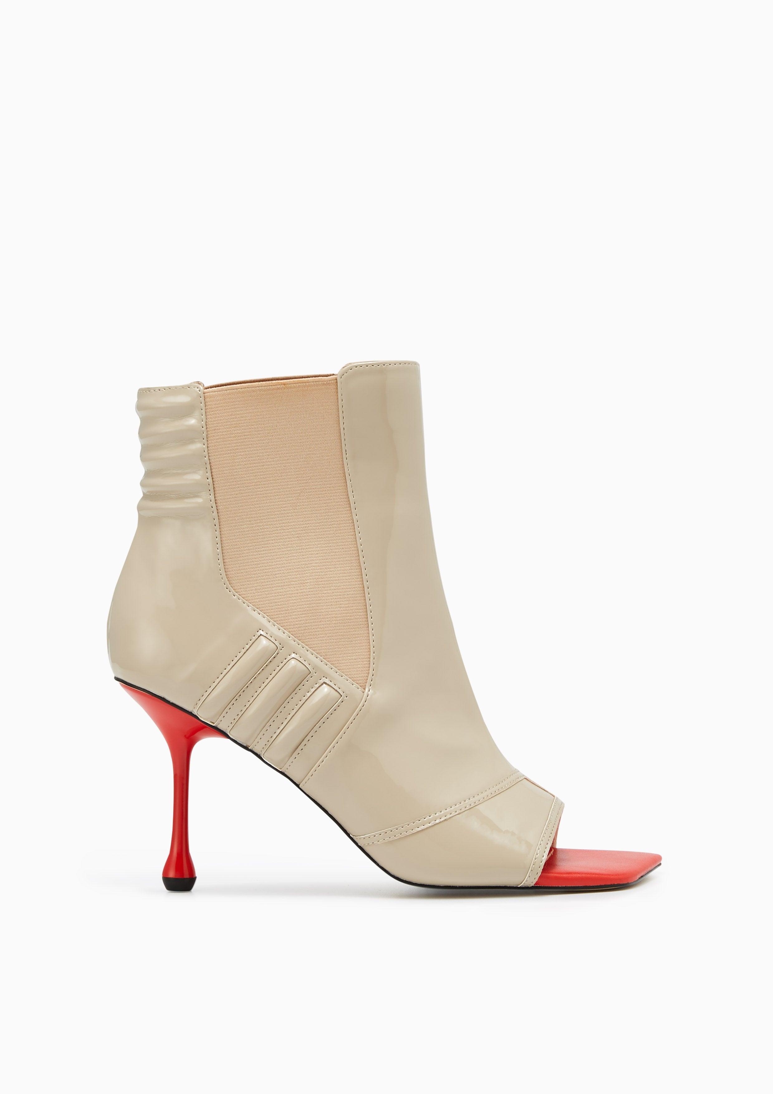 Mika High Heel Boots Beige