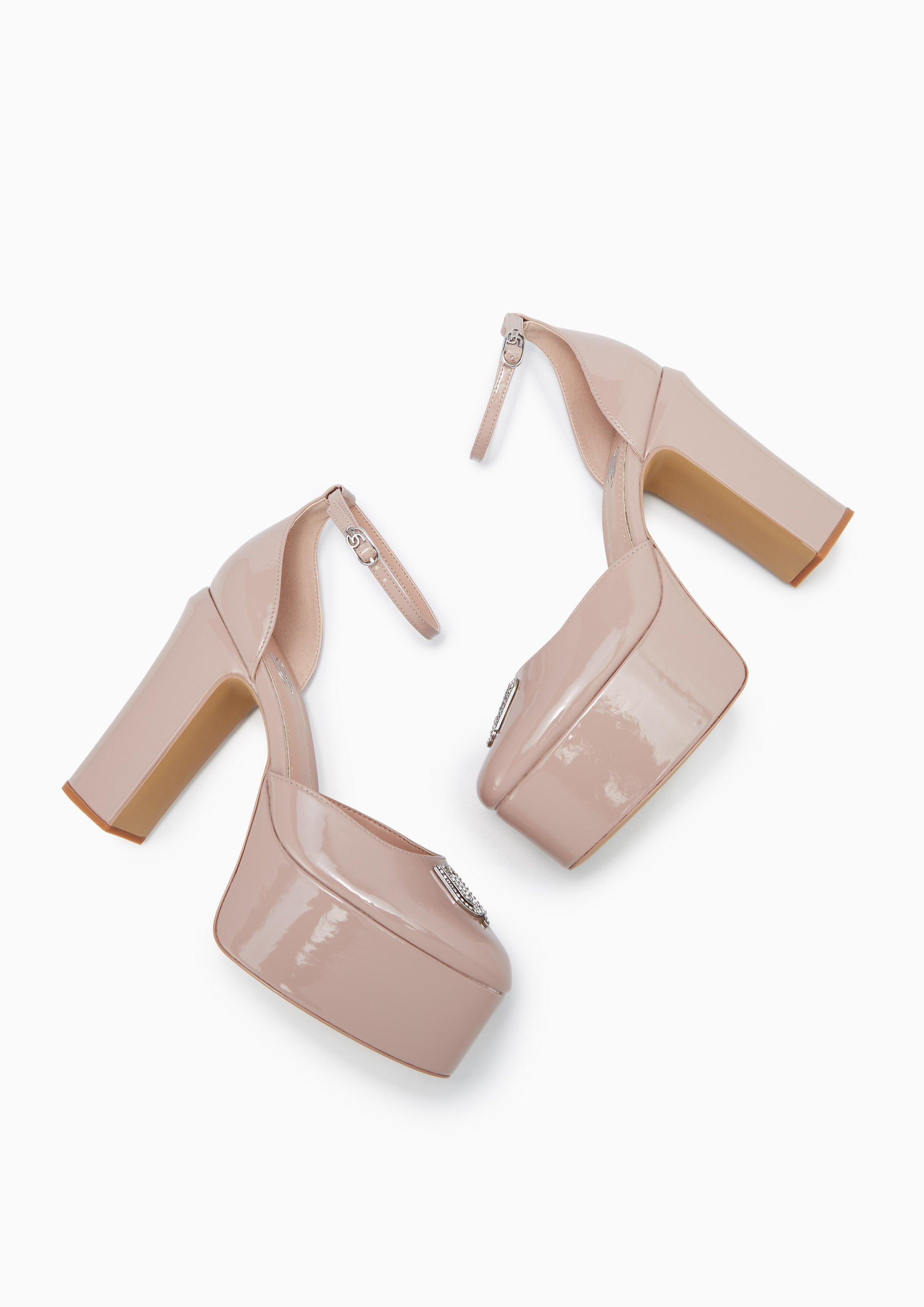 Newel Infinite Platform High Heels Nude