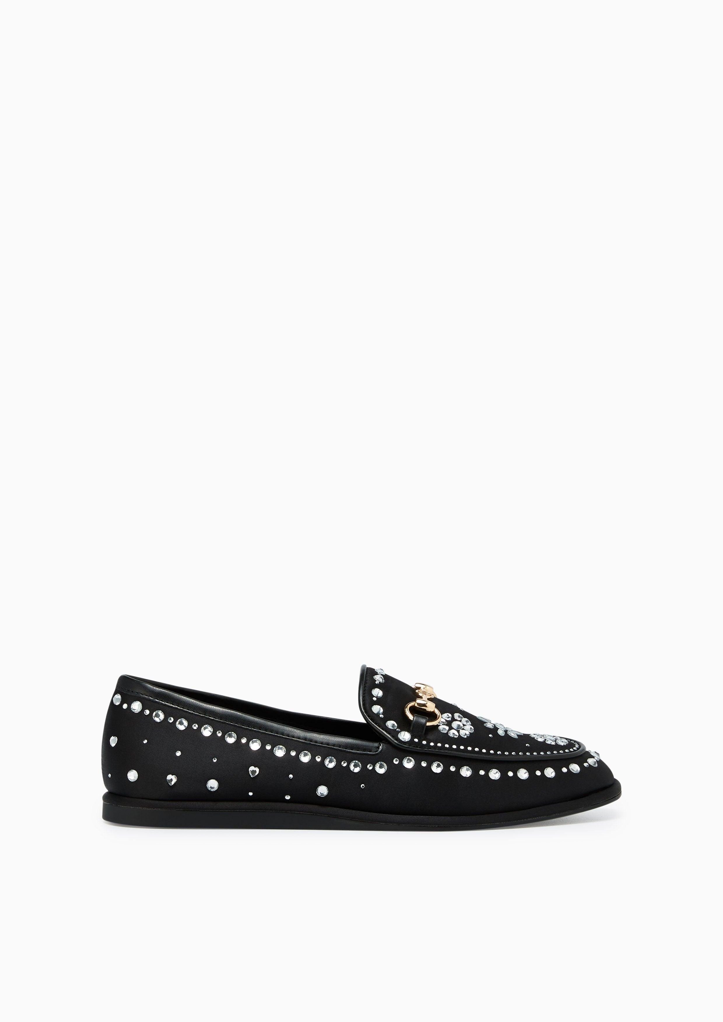 Alika Crystal Loafers Infinite Black