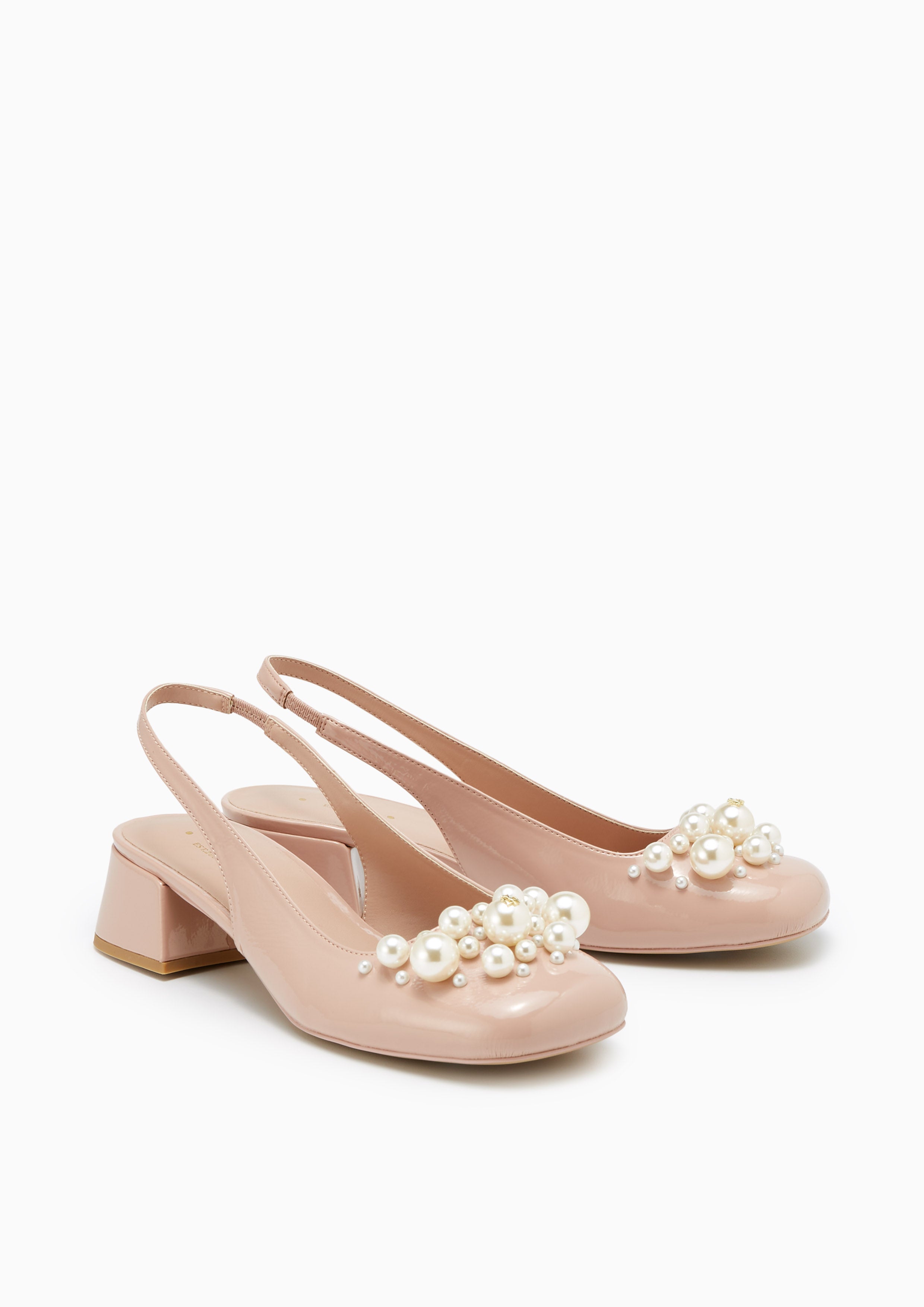 Melaly Low Heel Slingbacks Pink - Lyn TH