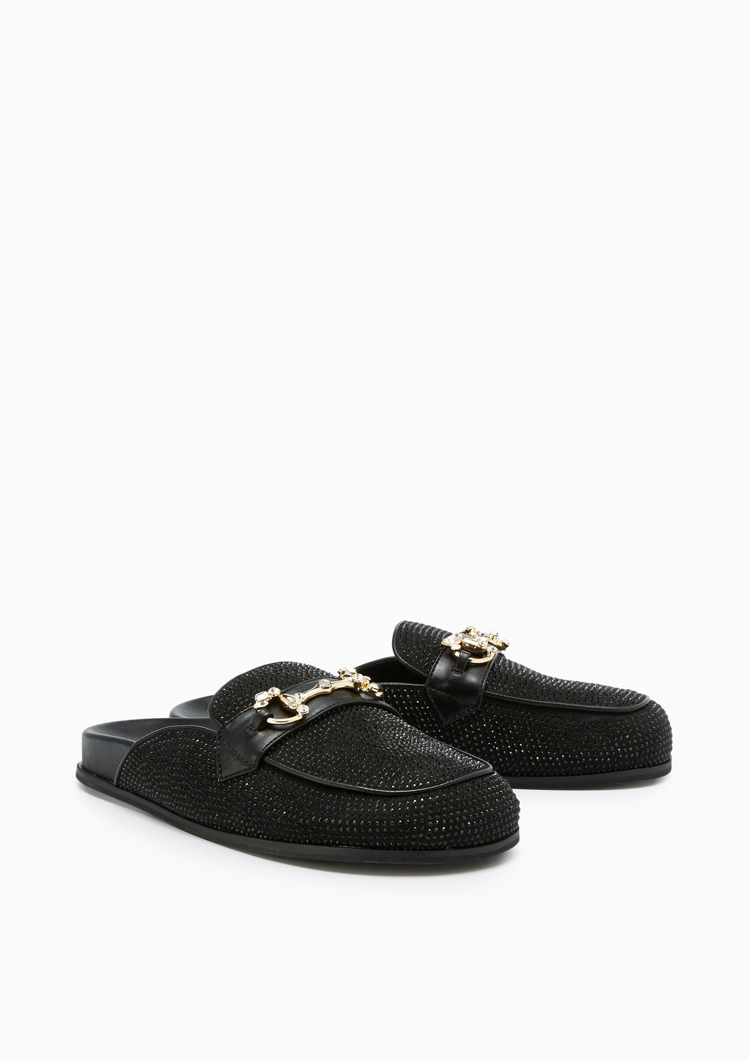 Mila Mule Infinite Flat Sandals Black