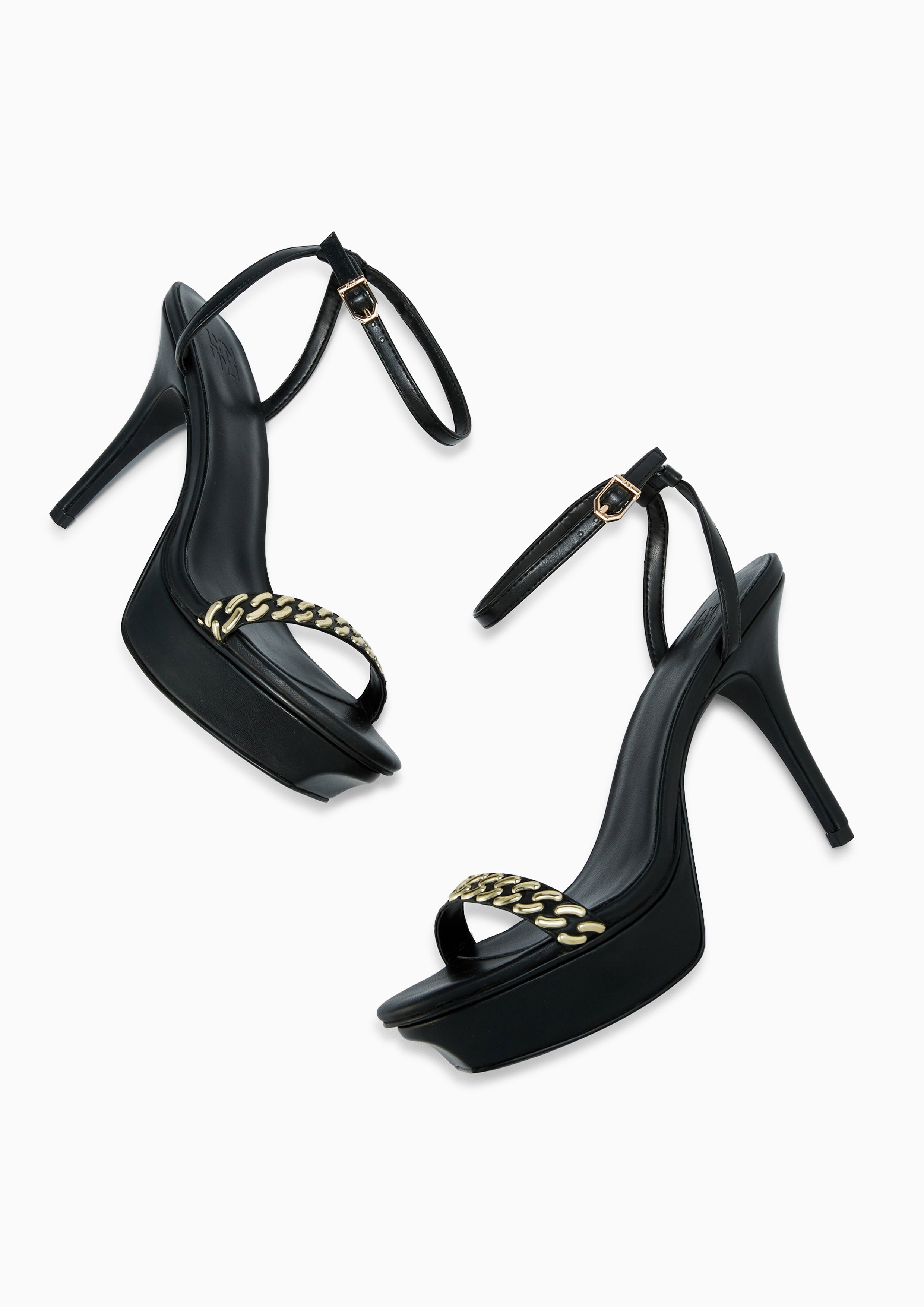 Tany High Heel Platforms Black - Lyn TH