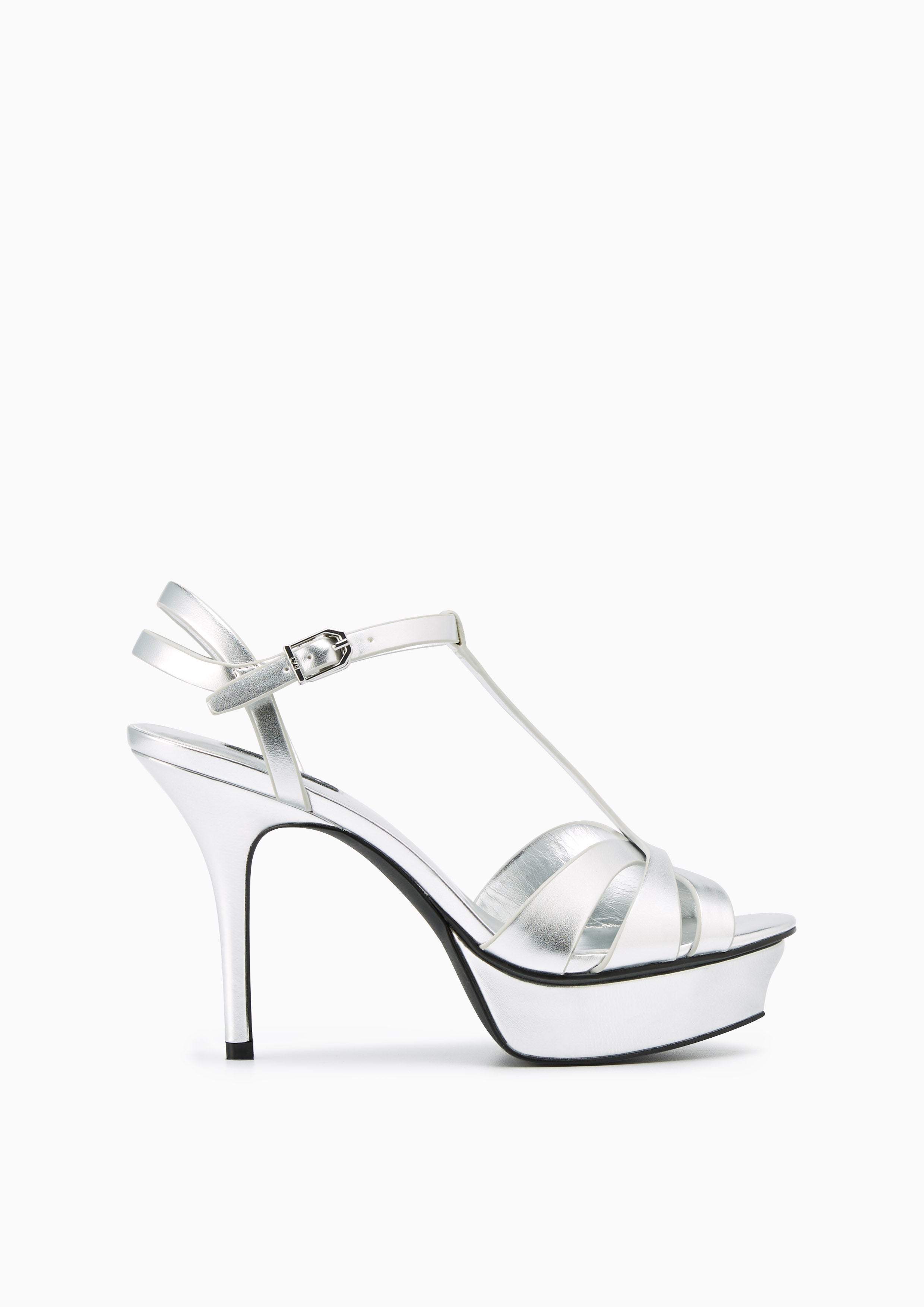 Sabella Soft Metallic Sandals Silver - Lyn TH