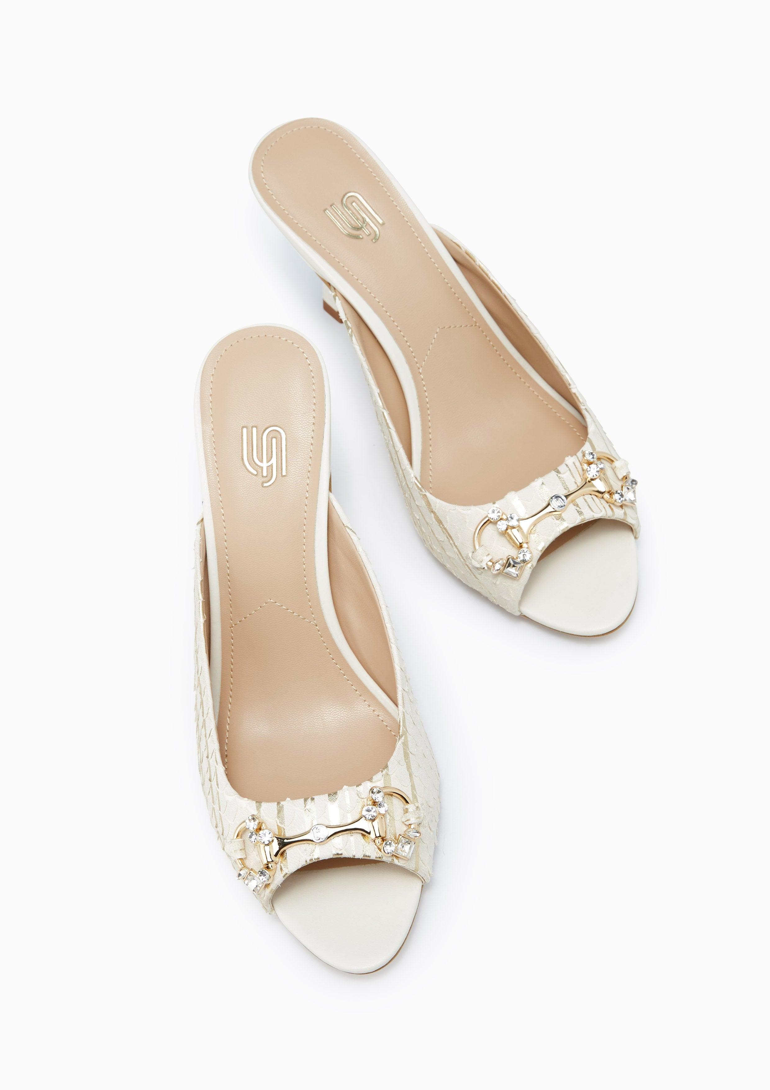 Mila Infinite High Heels Ivory