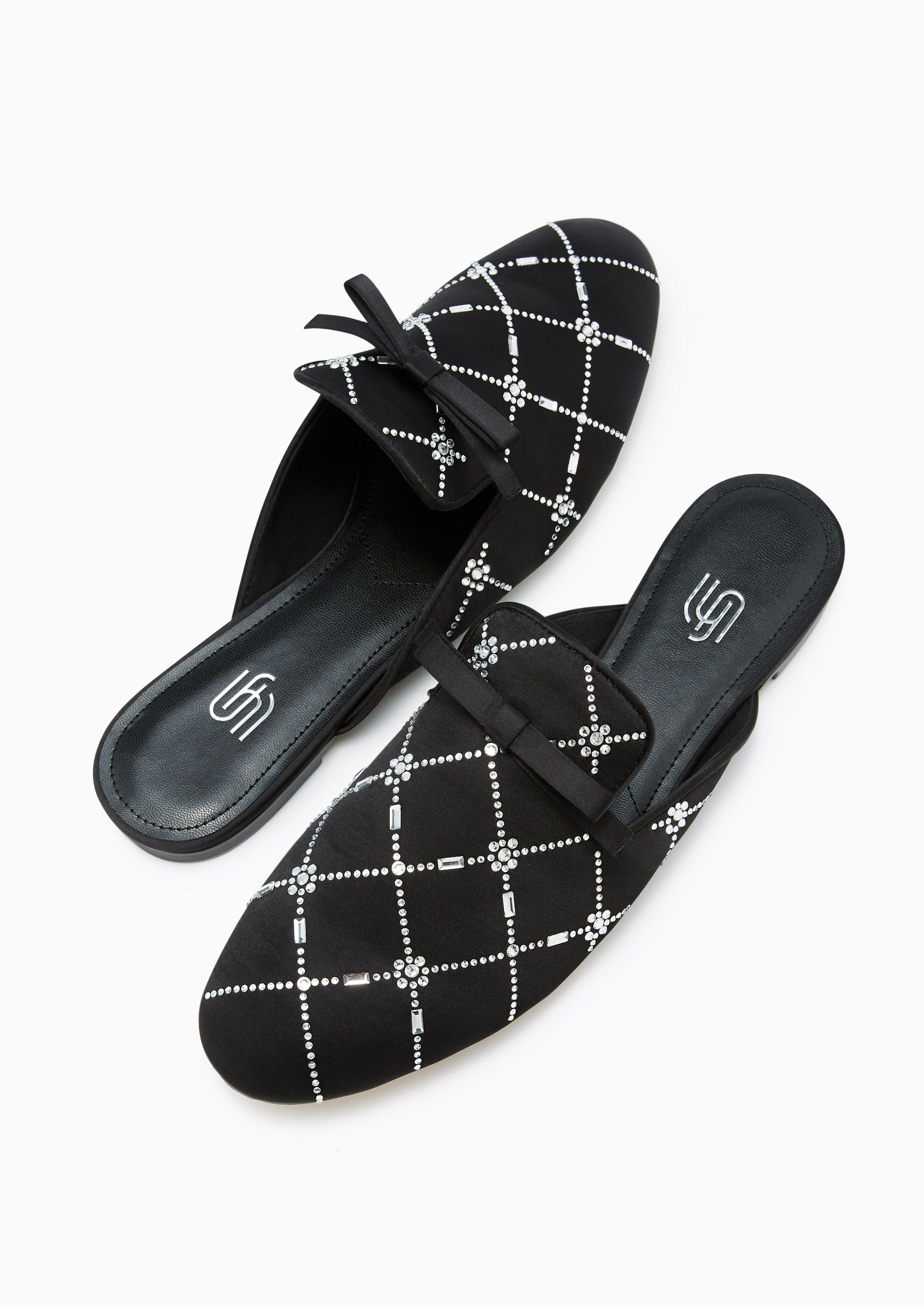 Komi Infinite Flat Sandals Black