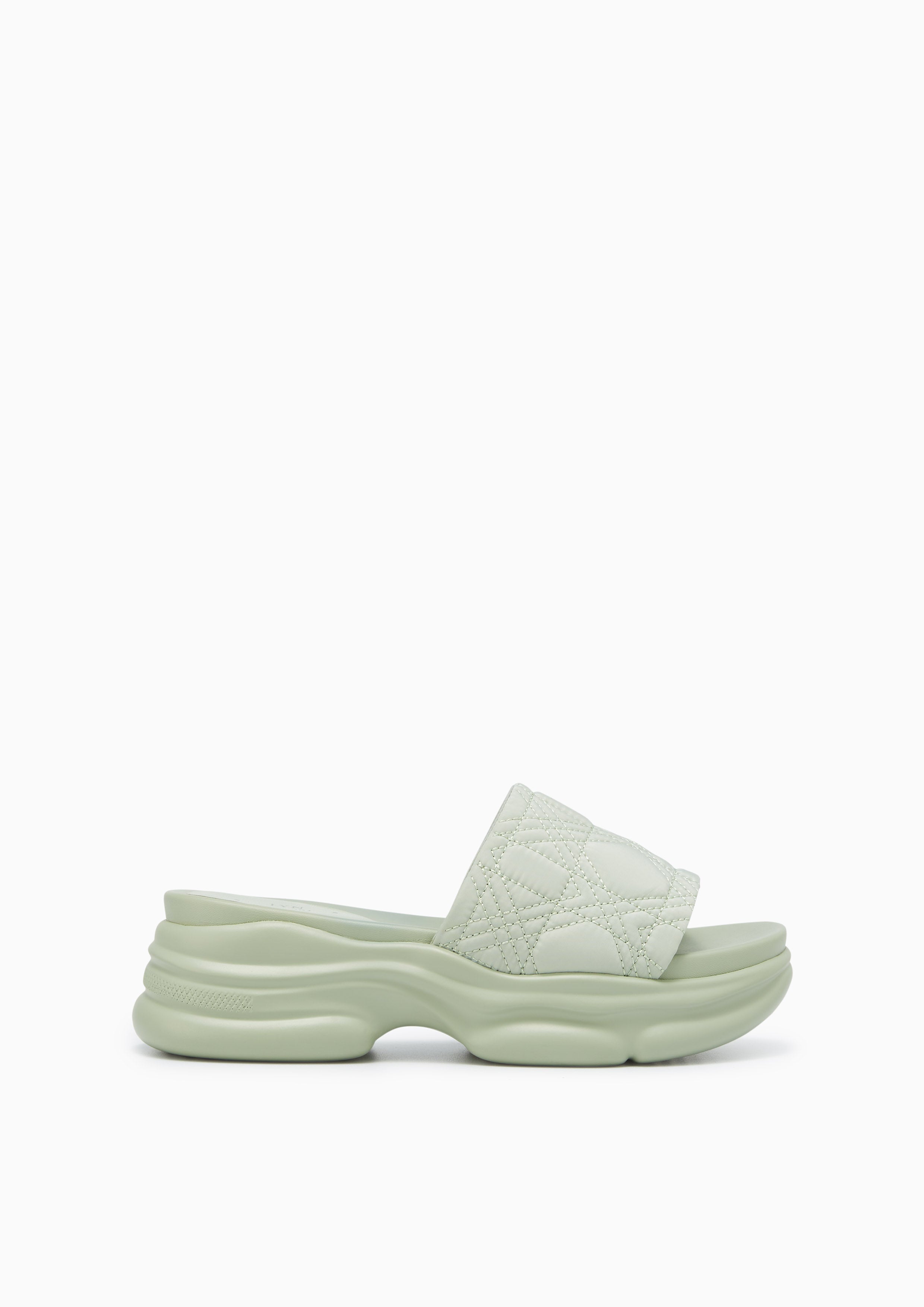 Macaroon Platform Sandals Green - Lyn TH