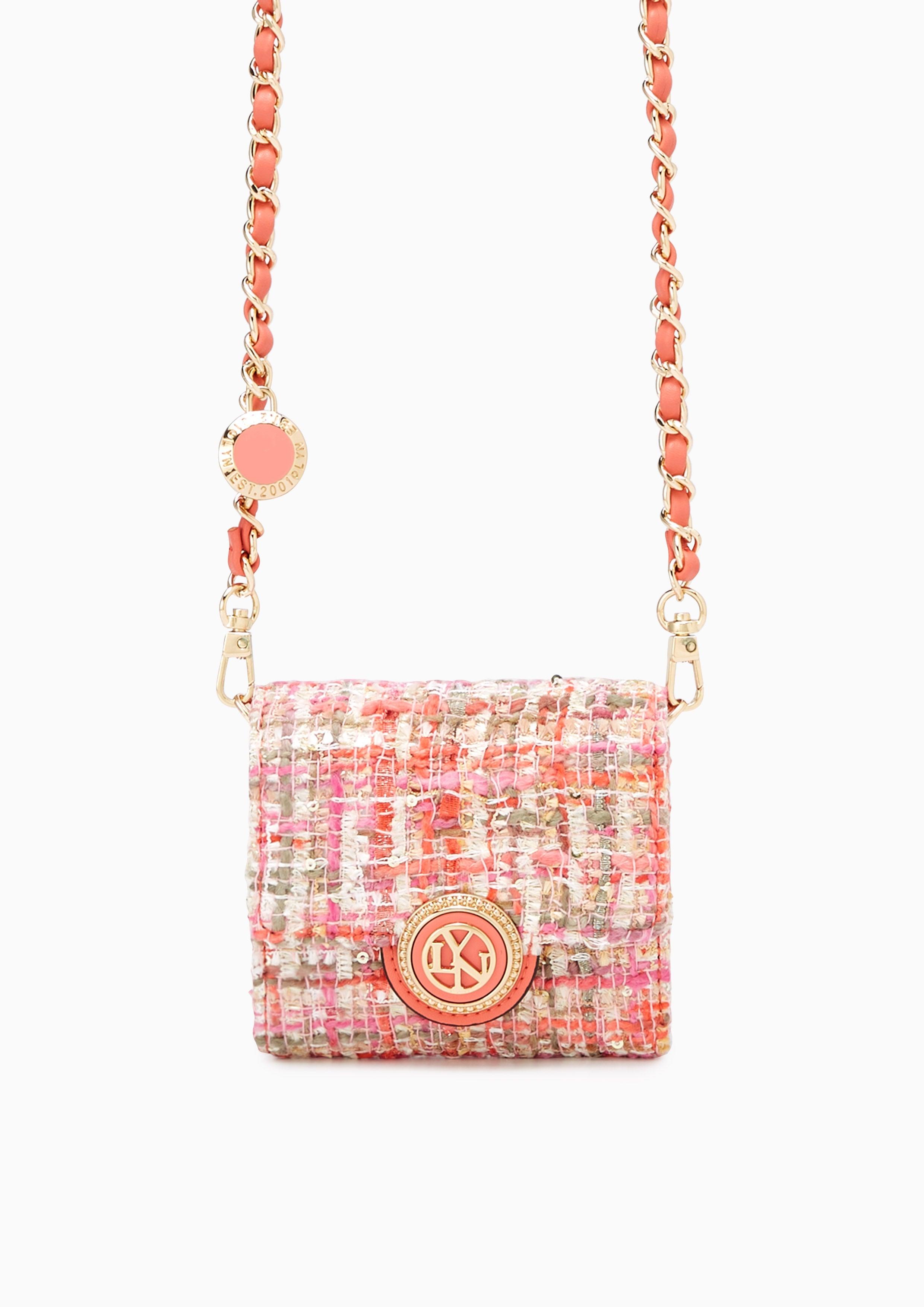 Semona Short Wallet On Chain Pink - Lyn TH