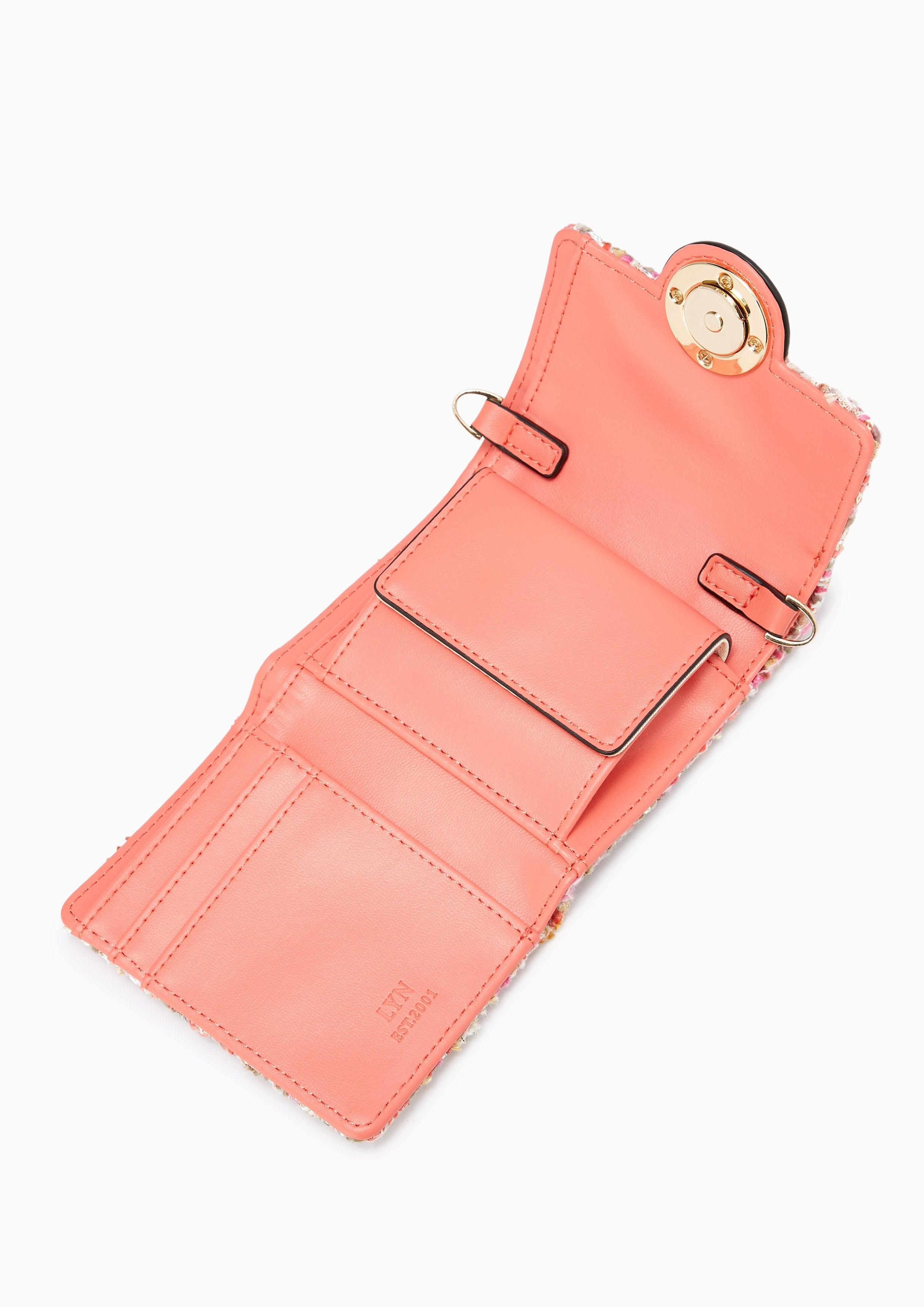 Semona Short Wallet On Chain Pink - Lyn TH