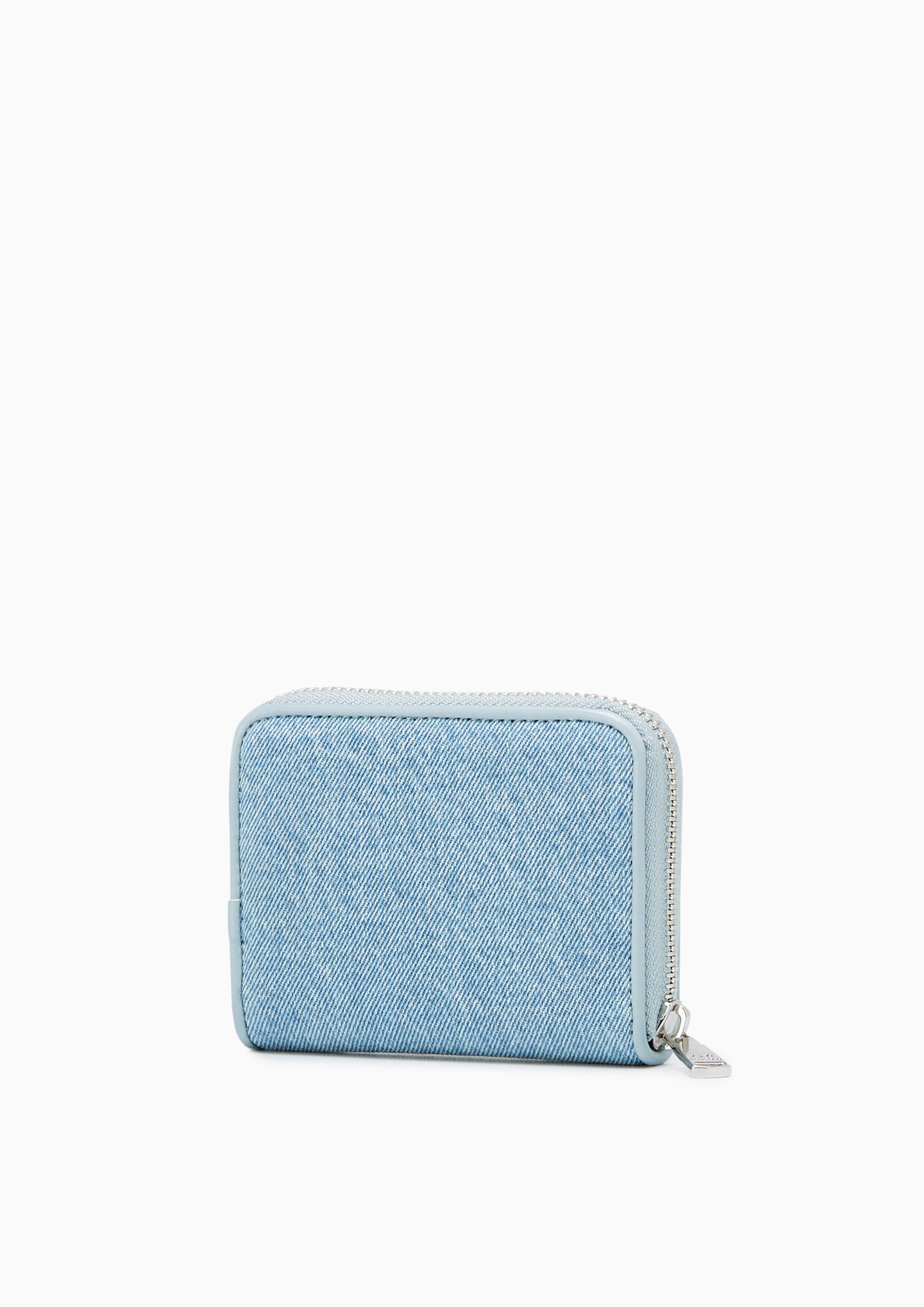 Lora Zip Short Wallet Light Blue - Lyn TH