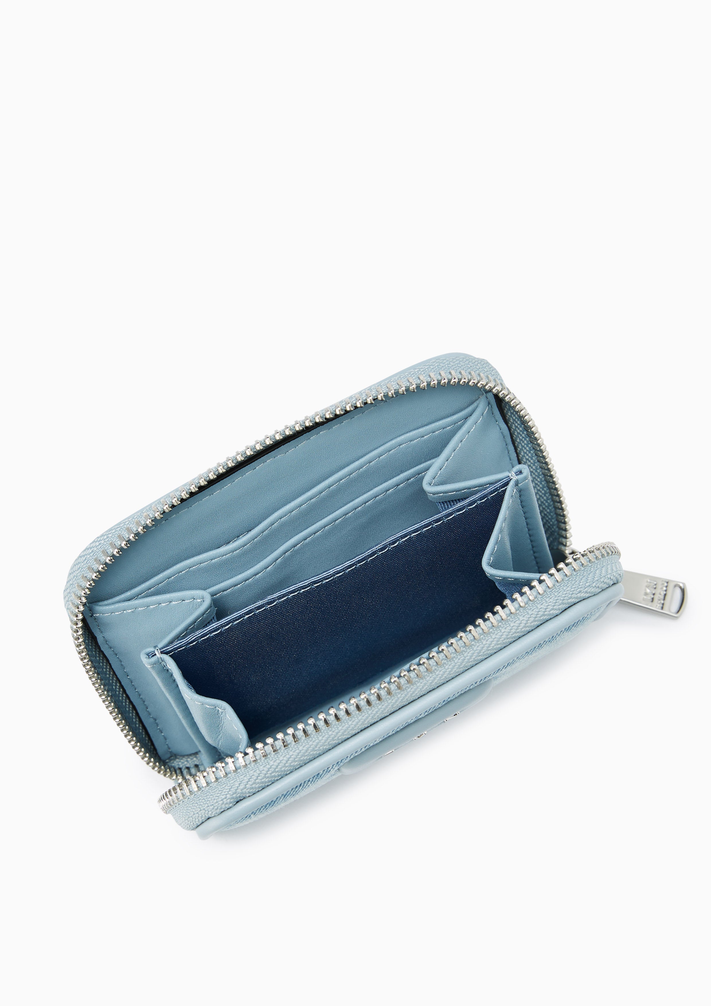 Lora Zip Short Wallet Light Blue - Lyn TH