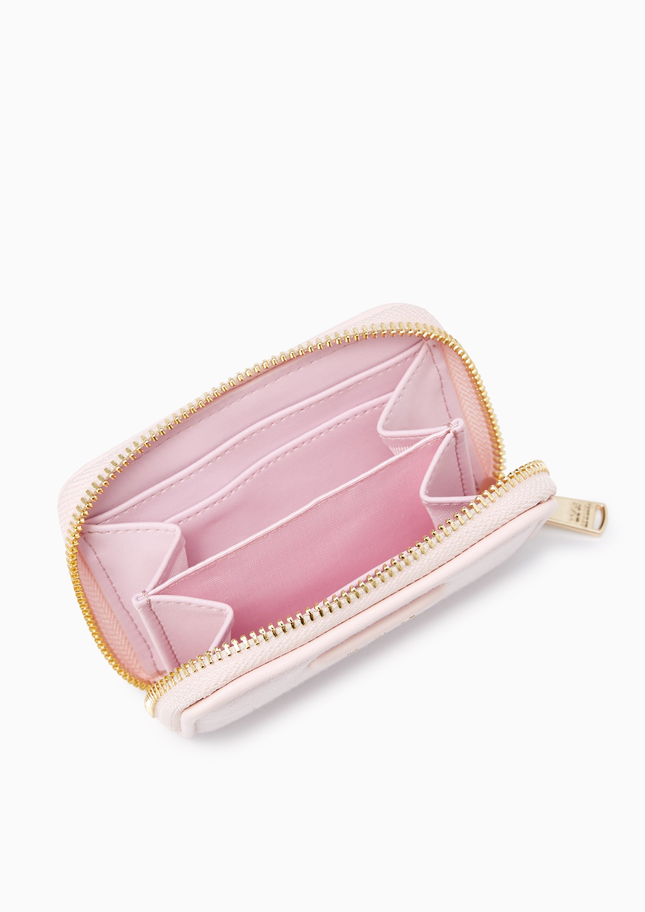 Lora Zip Short Wallet Light Pink - Lyn TH