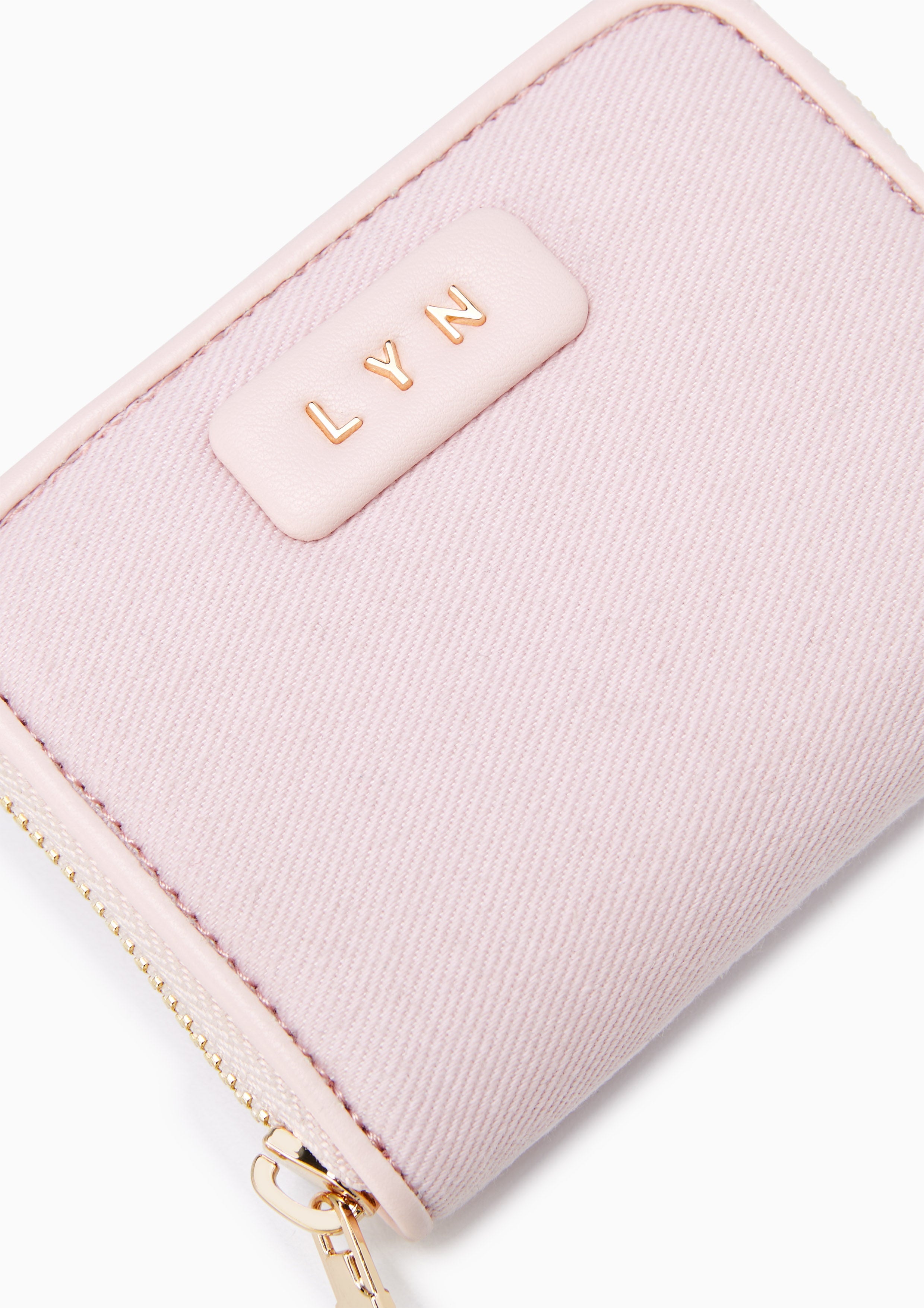 Lora Zip Short Wallet Light Pink - Lyn TH