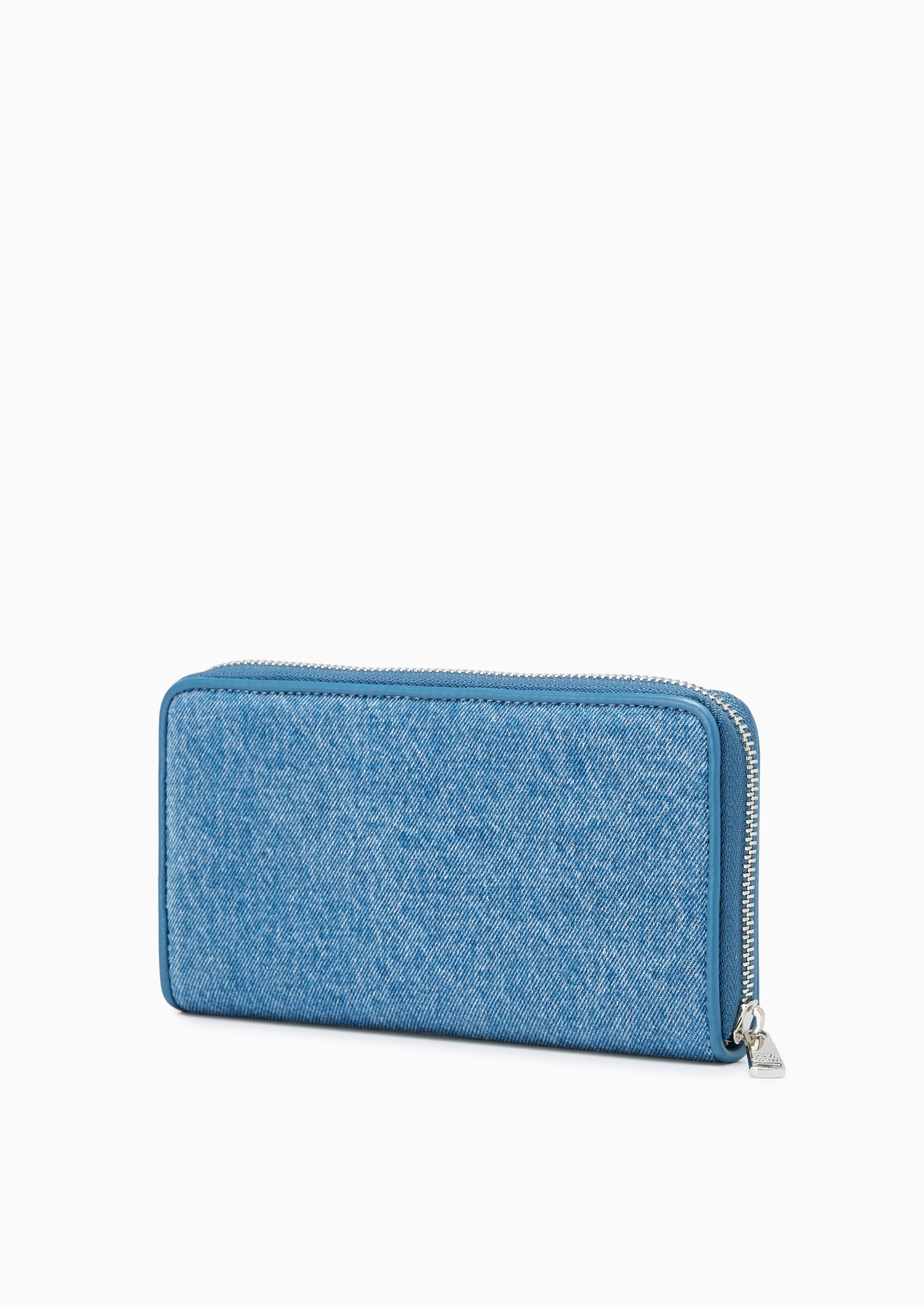 Lora Zip Short Wallet Blue - Lyn TH