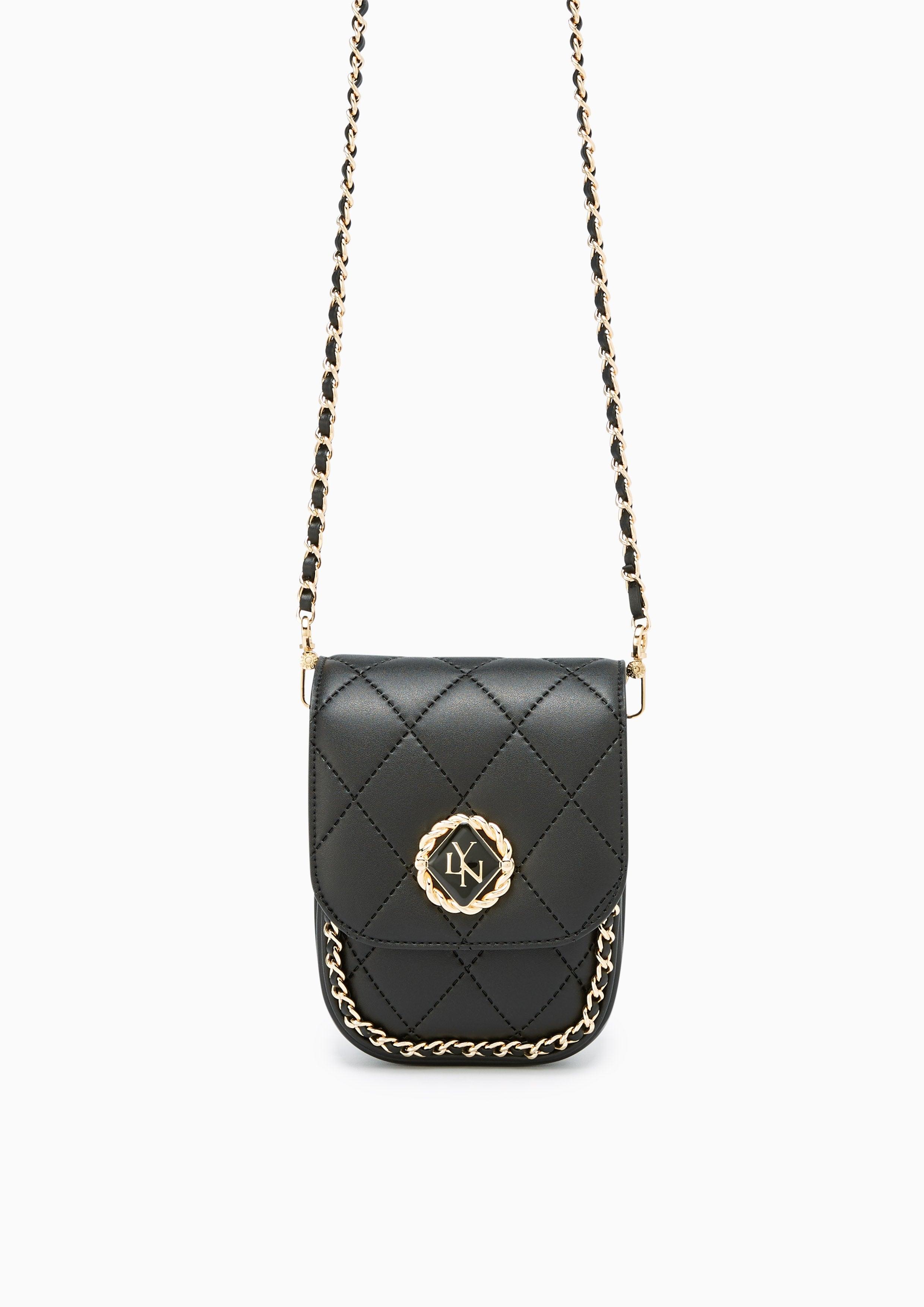 Emma Mini Wallets On Chain Black - Lyn TH