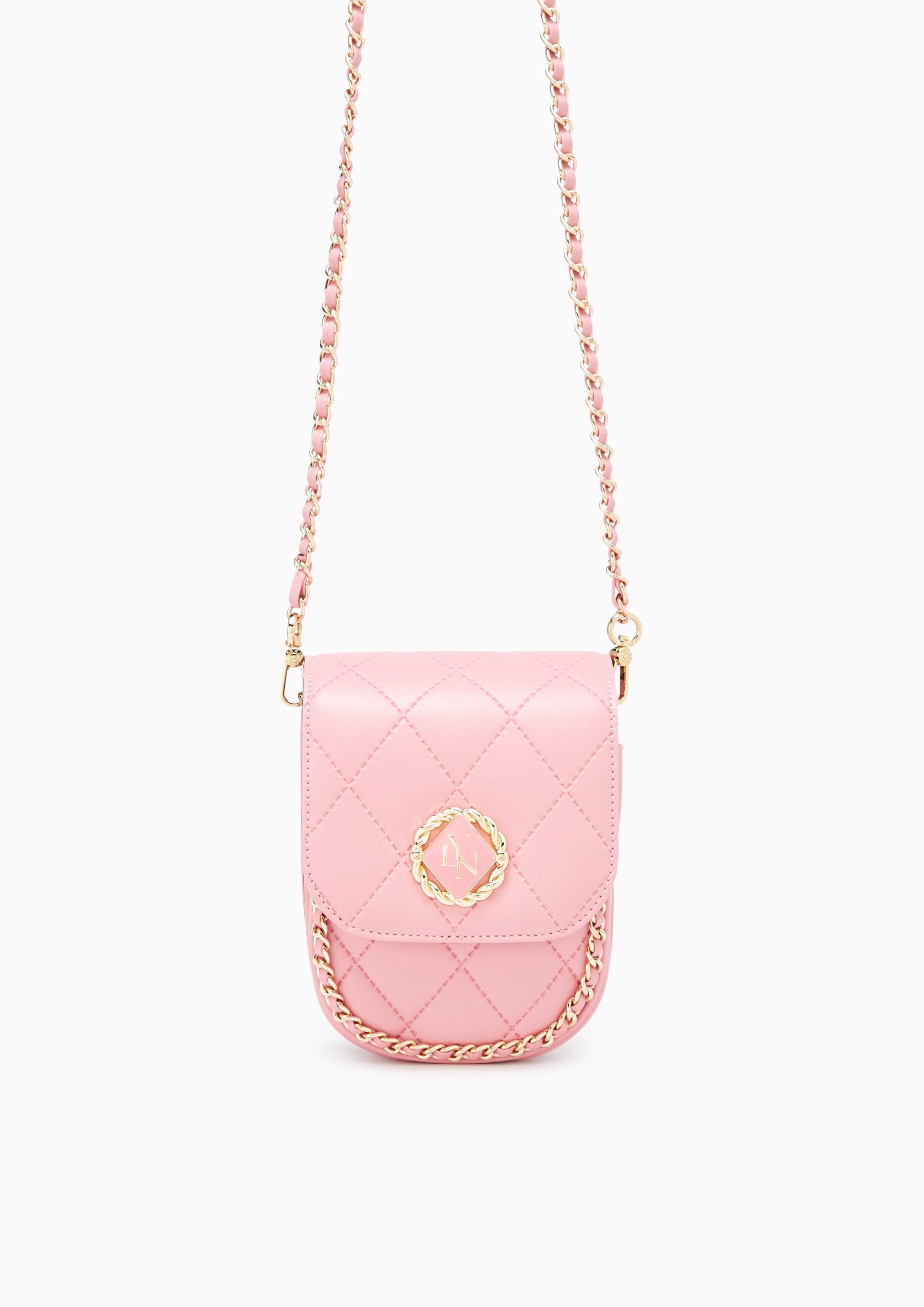 Emma Mini Wallets On Chain Pink - Lyn TH