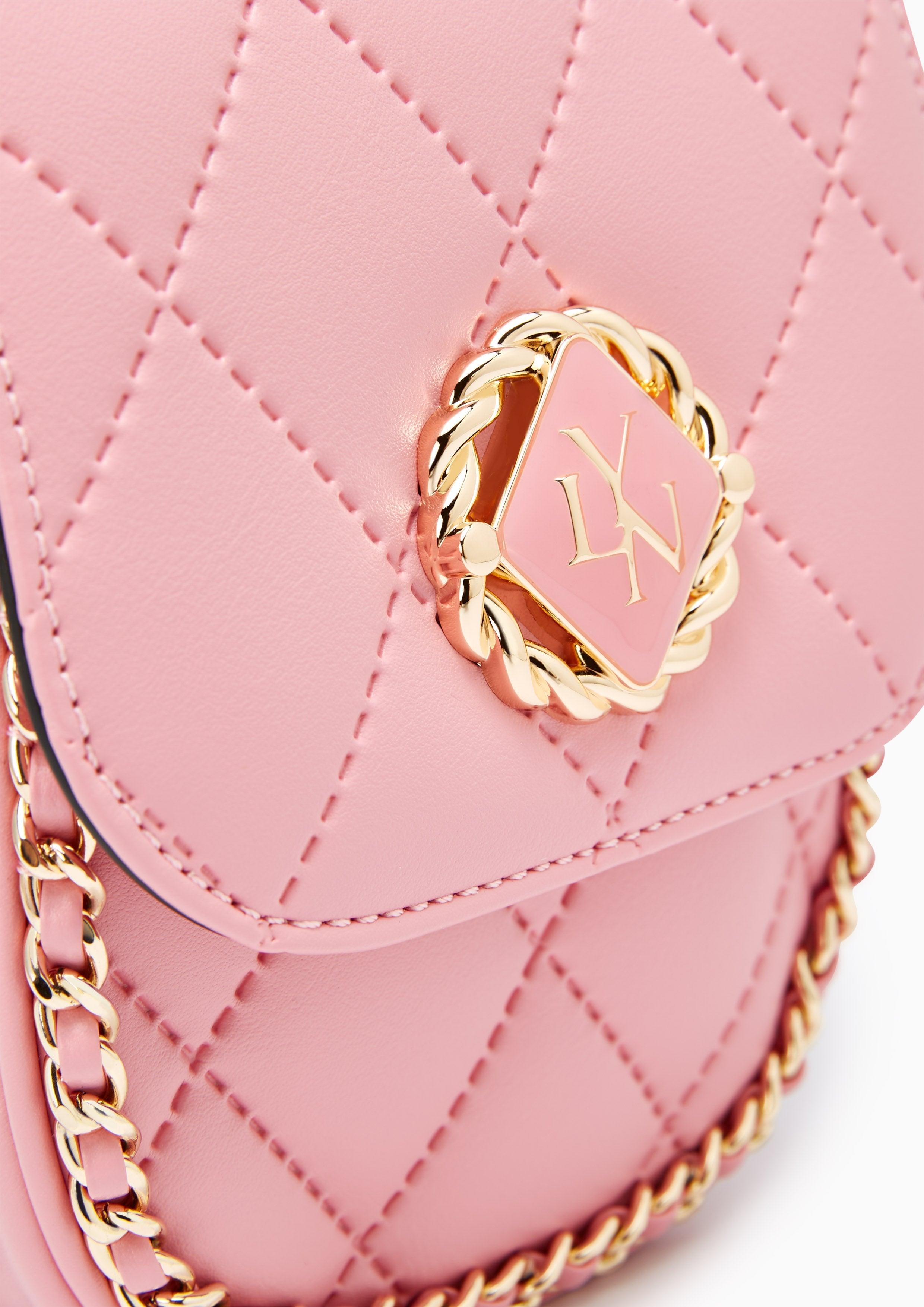 Emma Mini Wallets On Chain Pink - Lyn TH