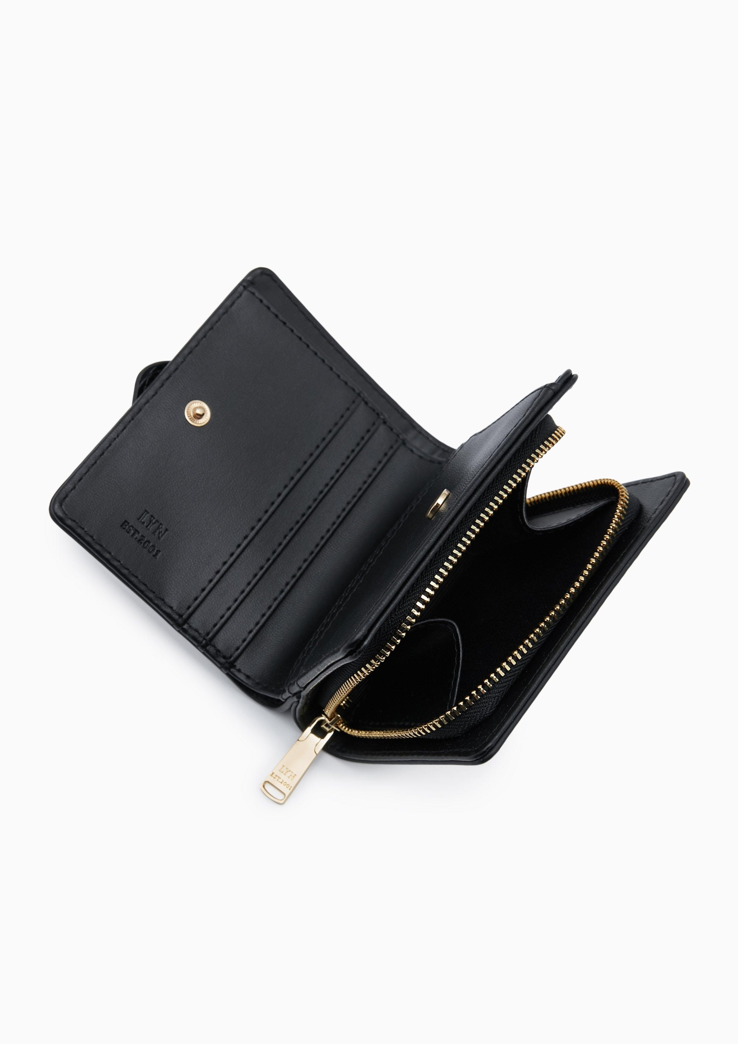 Vivienne Short Wallet Black - Lyn TH