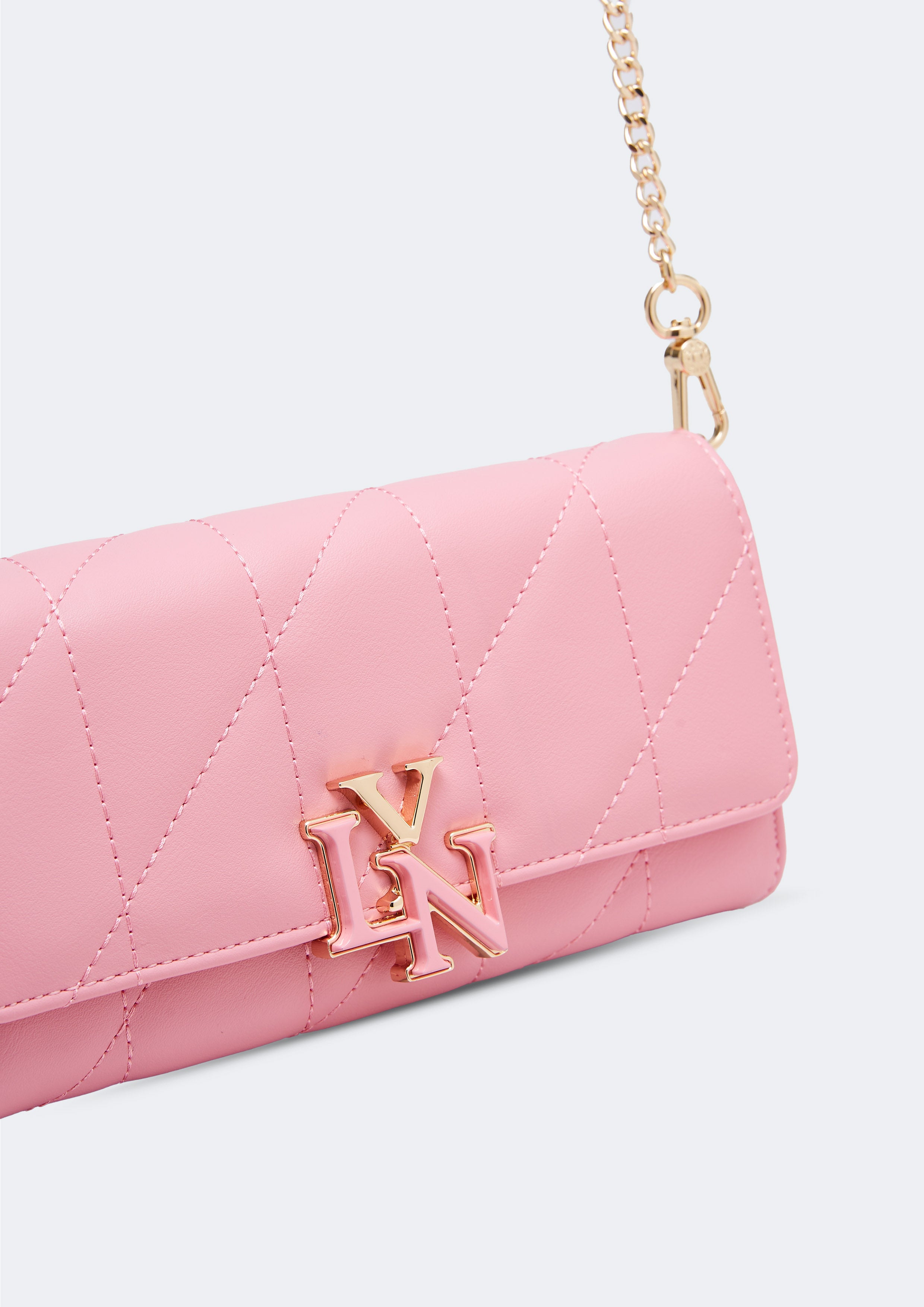 New Gastonia Wallet On Chain Pink - Lyn TH