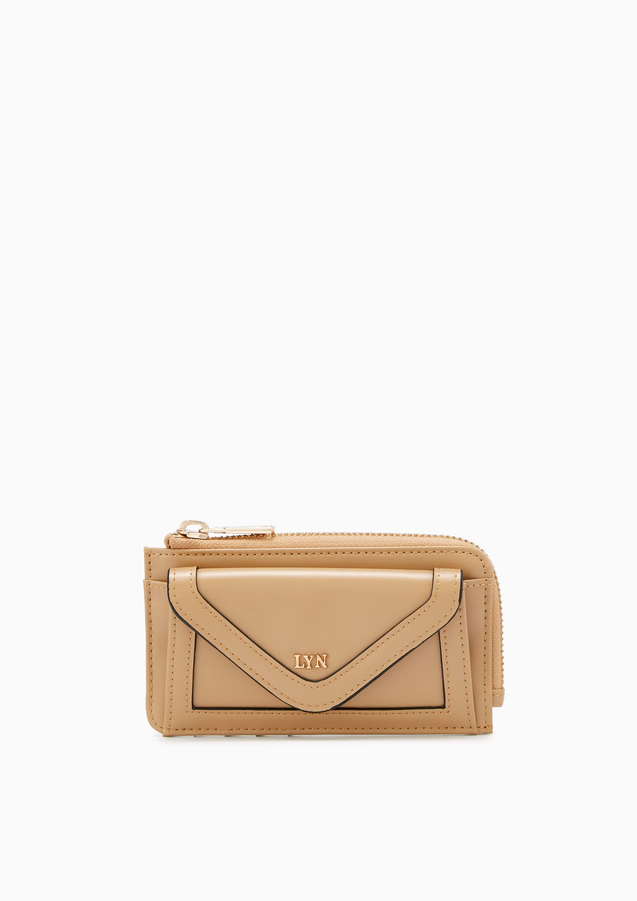 Muda Card Holder Short Wallet Brown - Lyn TH