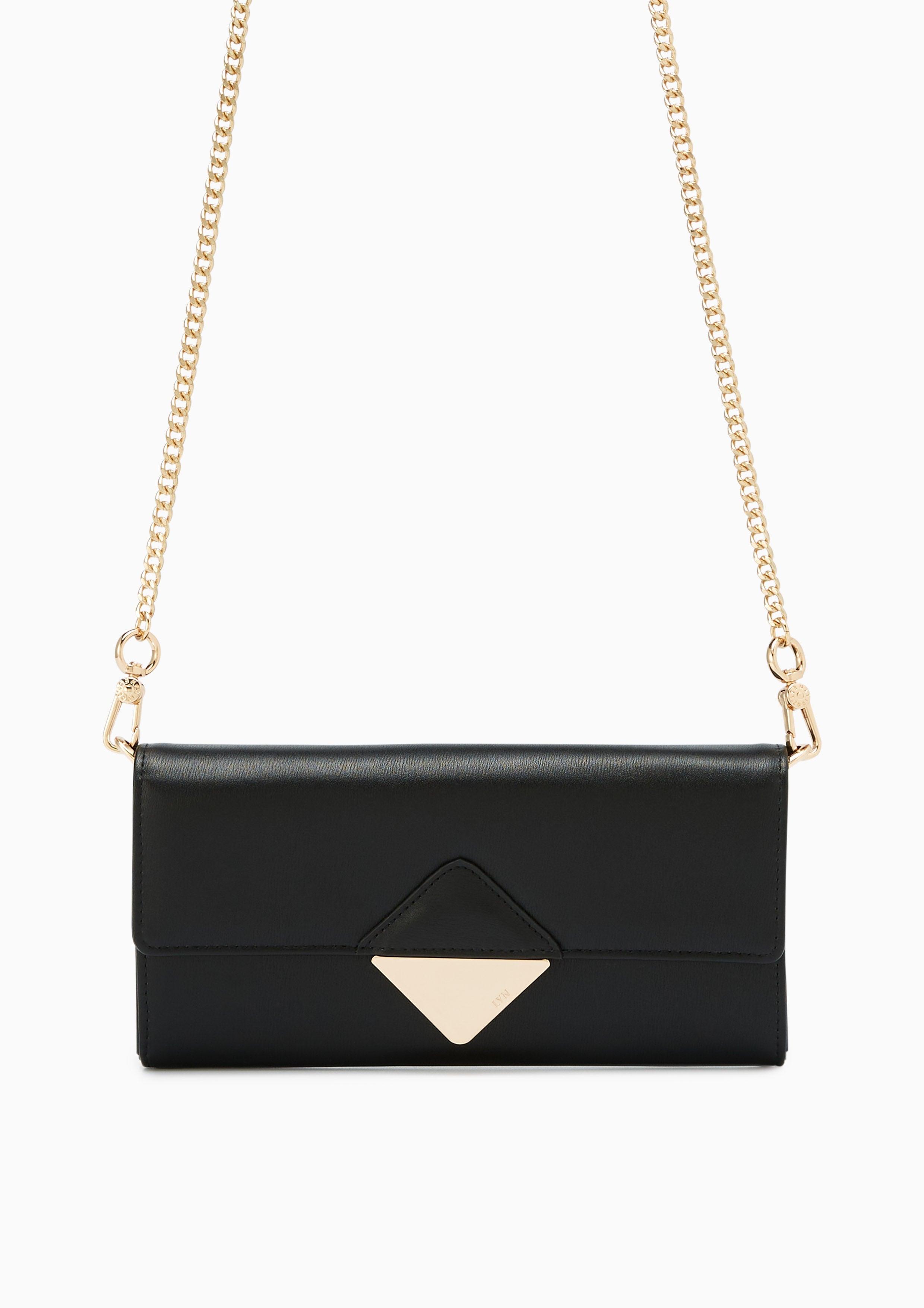 Trangle Wallet On Chain Black - Lyn TH