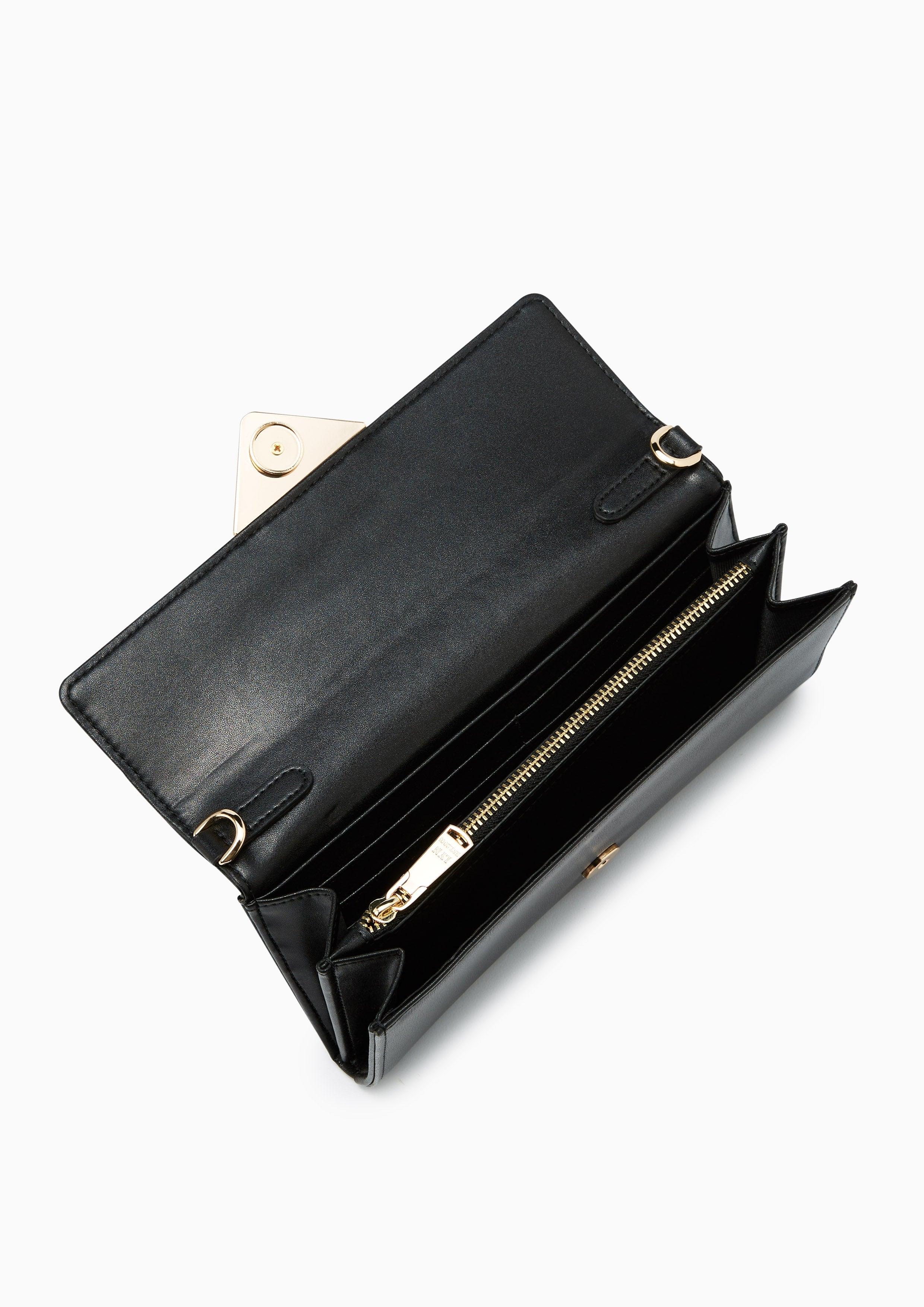 Trangle Wallet On Chain Black - Lyn TH