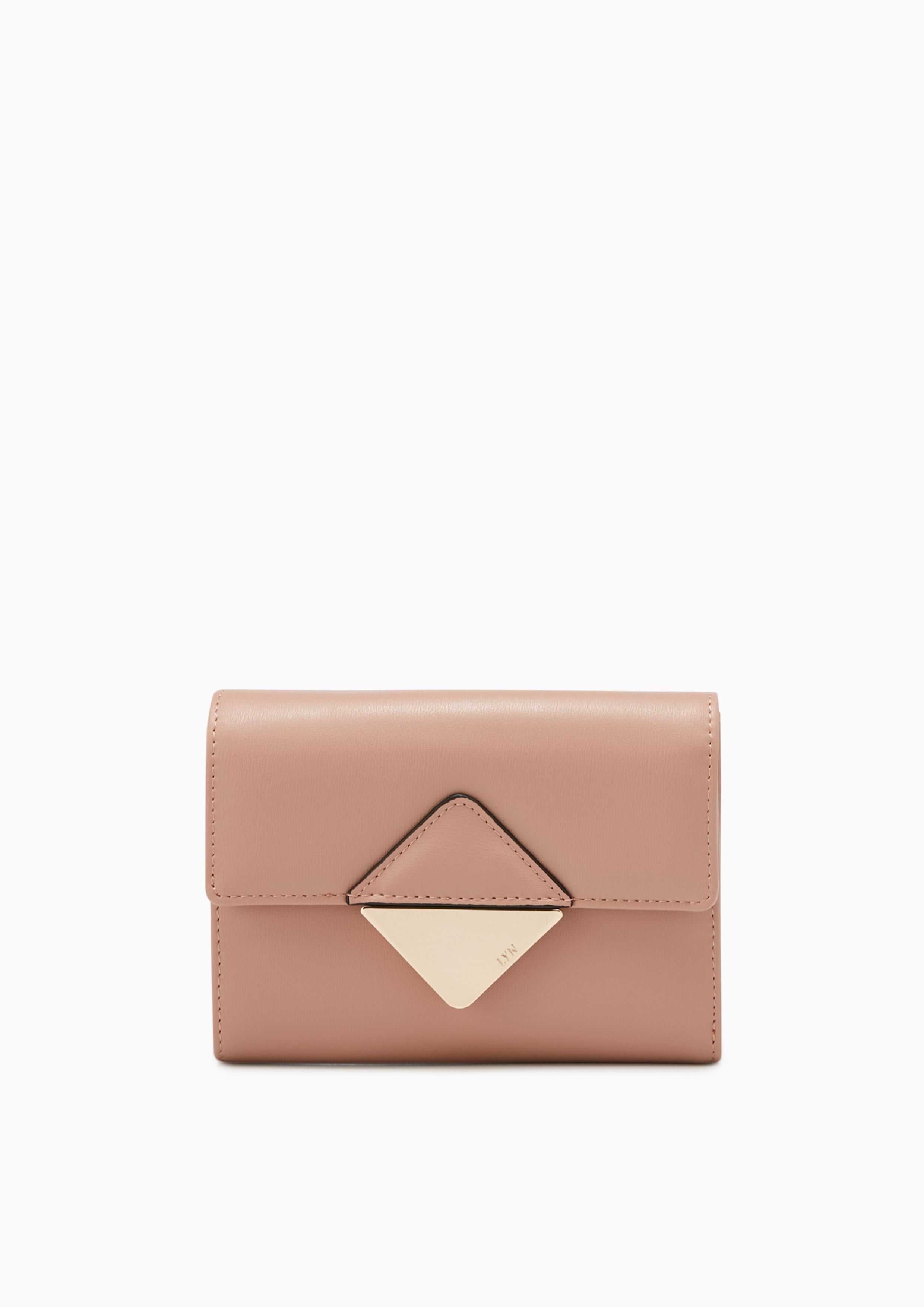 Trangle Short Wallet Pink - Lyn TH