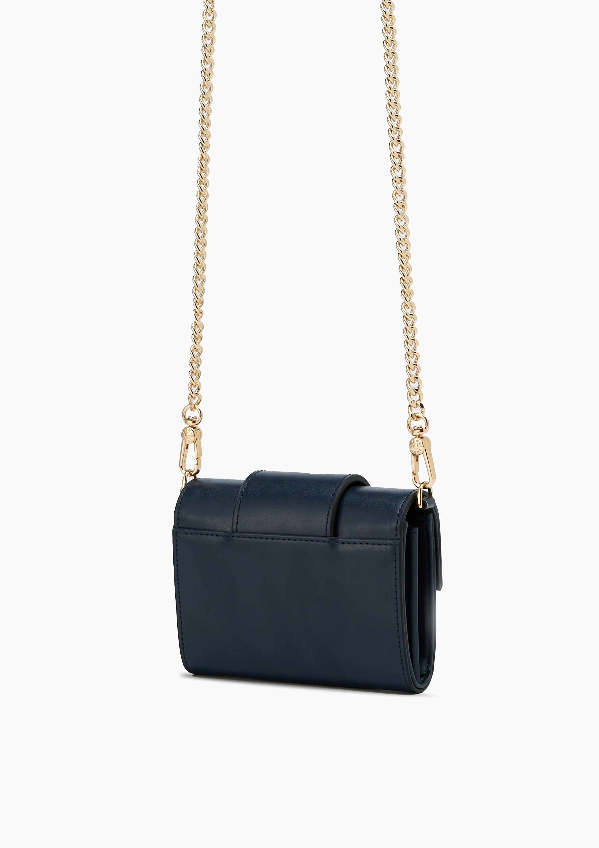 Arlo Short Wallet On Chain Navy - Lyn TH