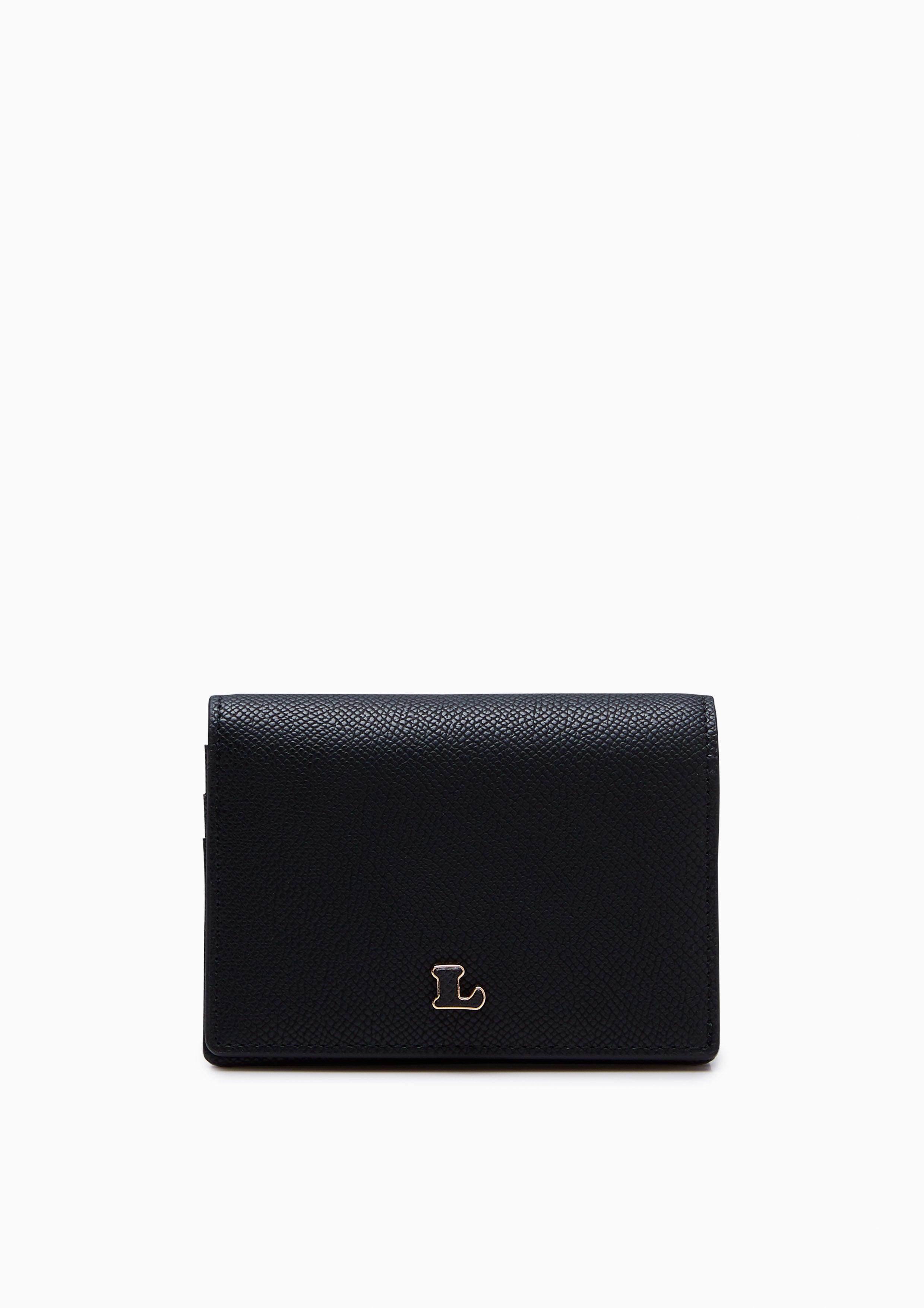 Serenity Short Wallet Black - Lyn TH