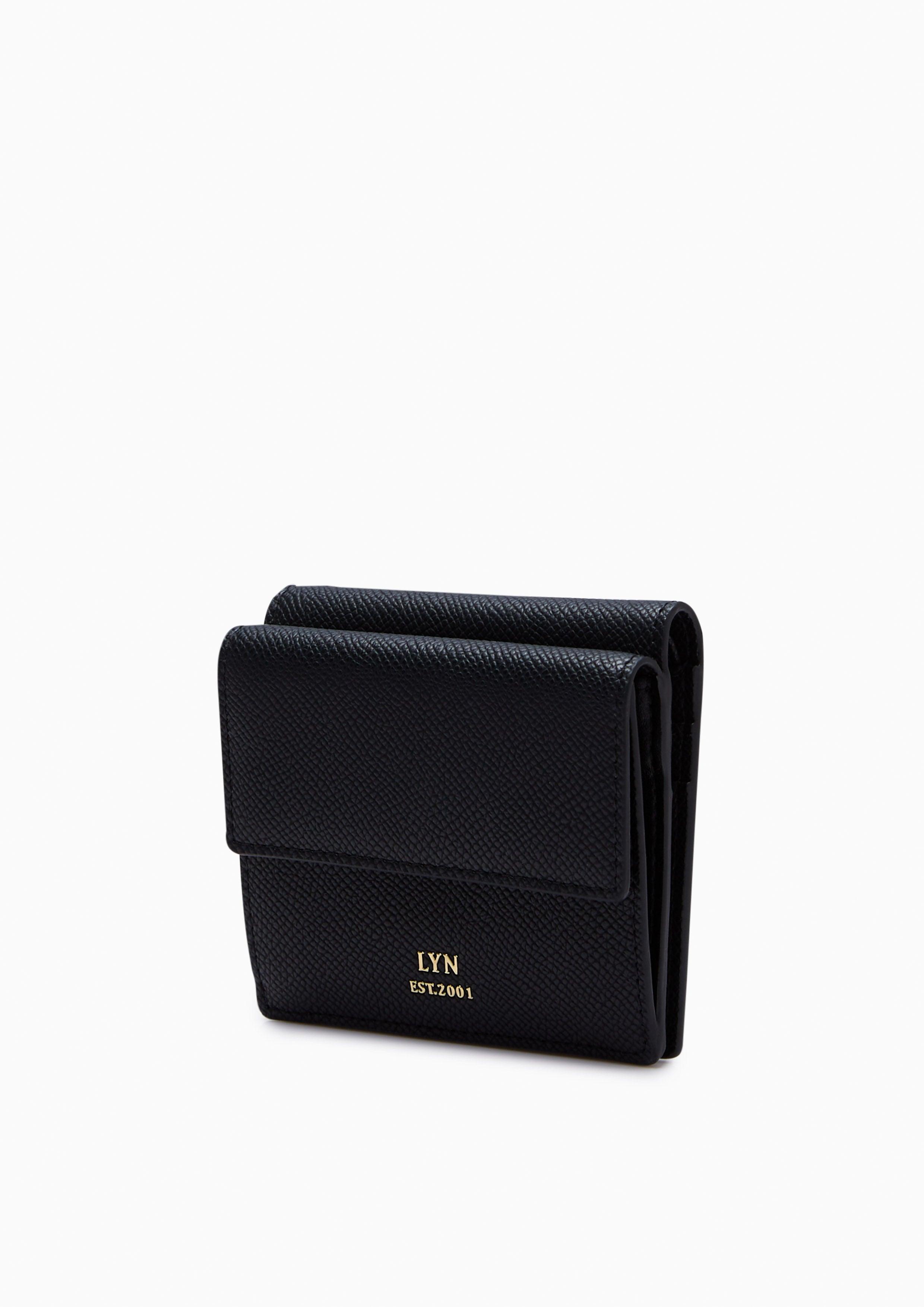 Serenity Flap Card Holder Black - Lyn TH