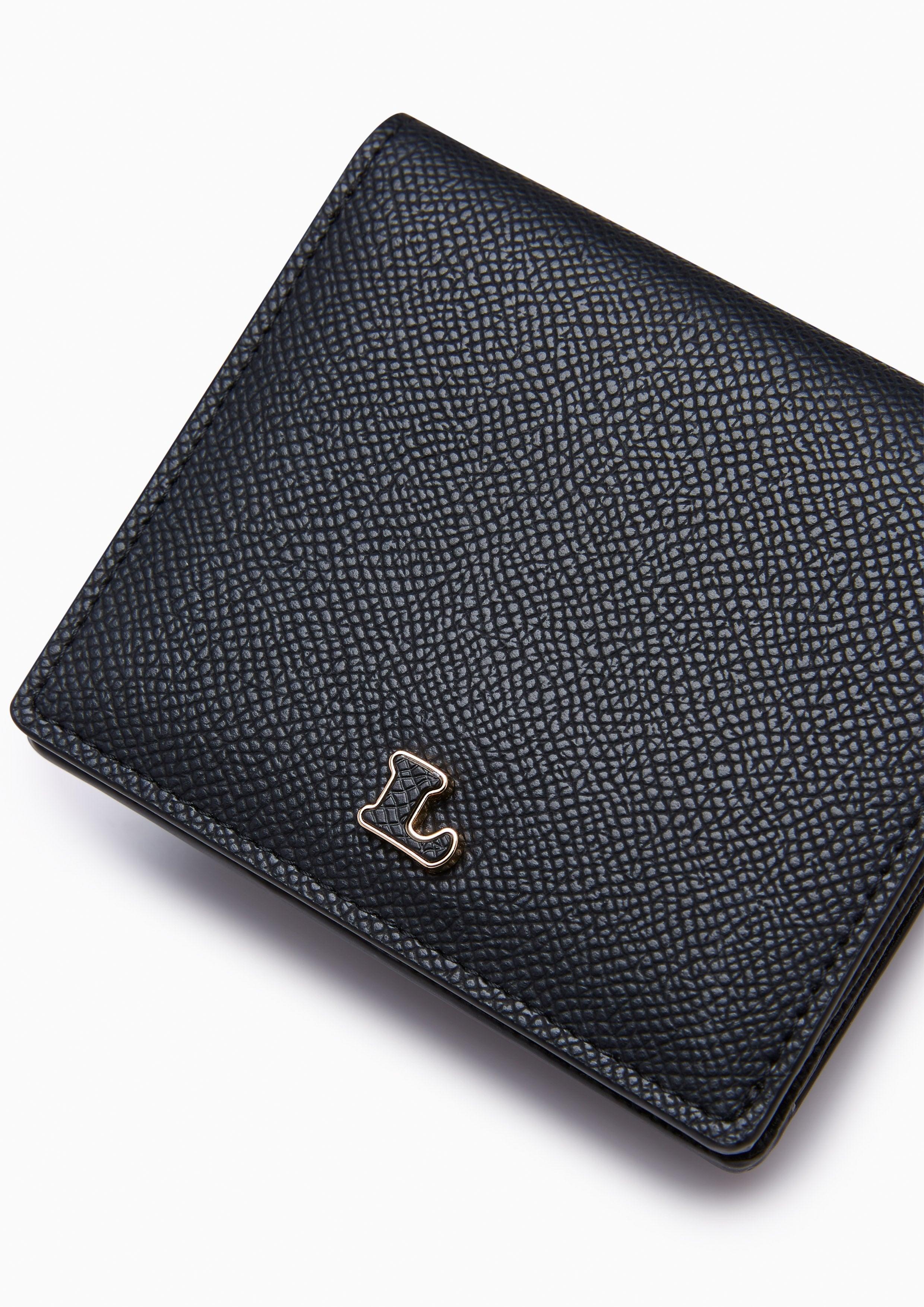 Serenity Flap Card Holder Black - Lyn TH