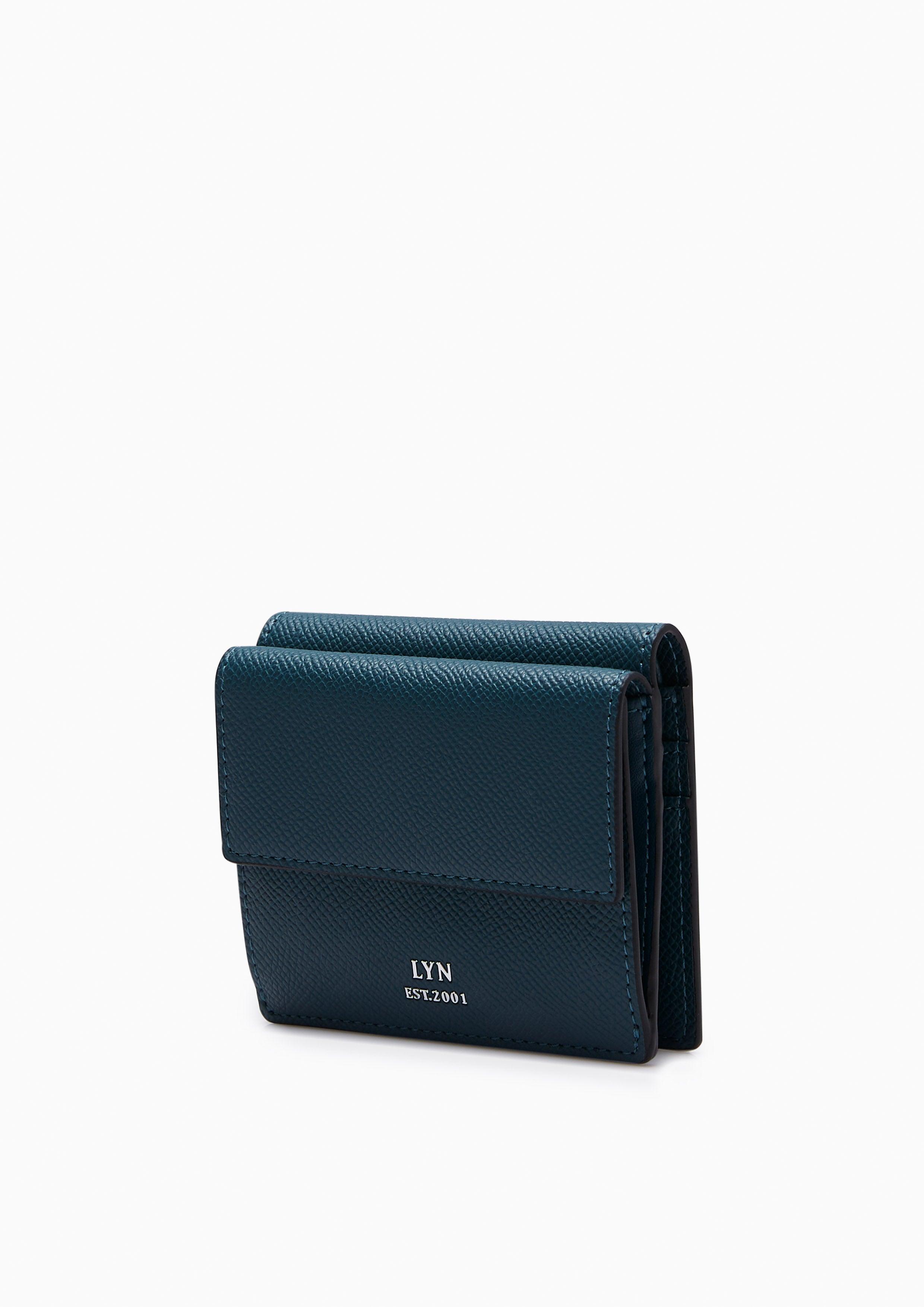 Serenity Flap Card Holder Dark Blue - Lyn TH