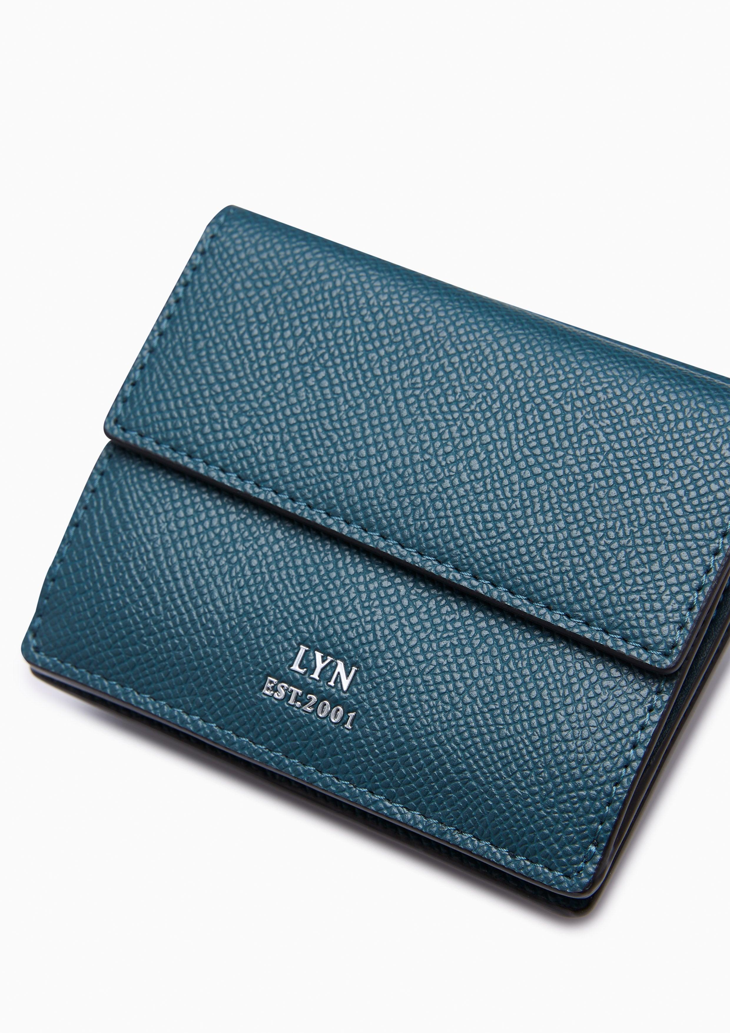 Serenity Flap Card Holder Dark Blue - Lyn TH