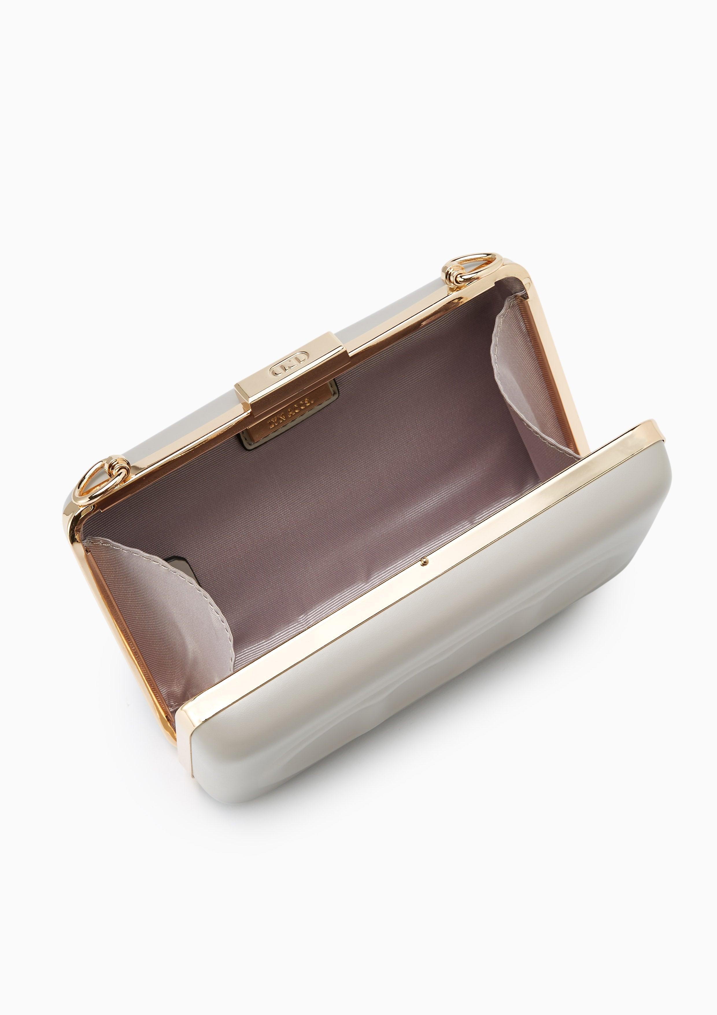 Barny Clutch With Chain Taupe