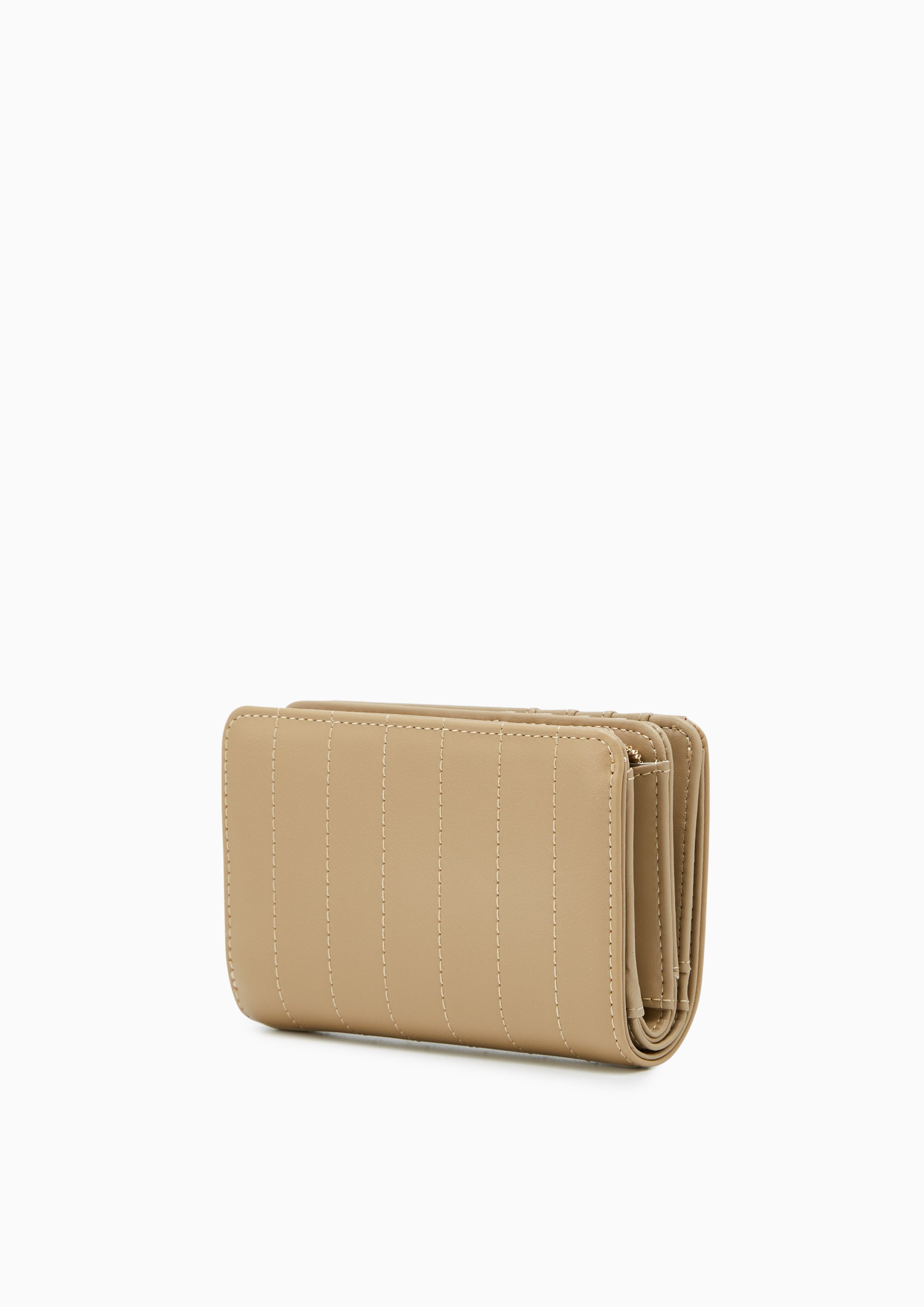 Ll Short Wallet Beige - Lyn TH