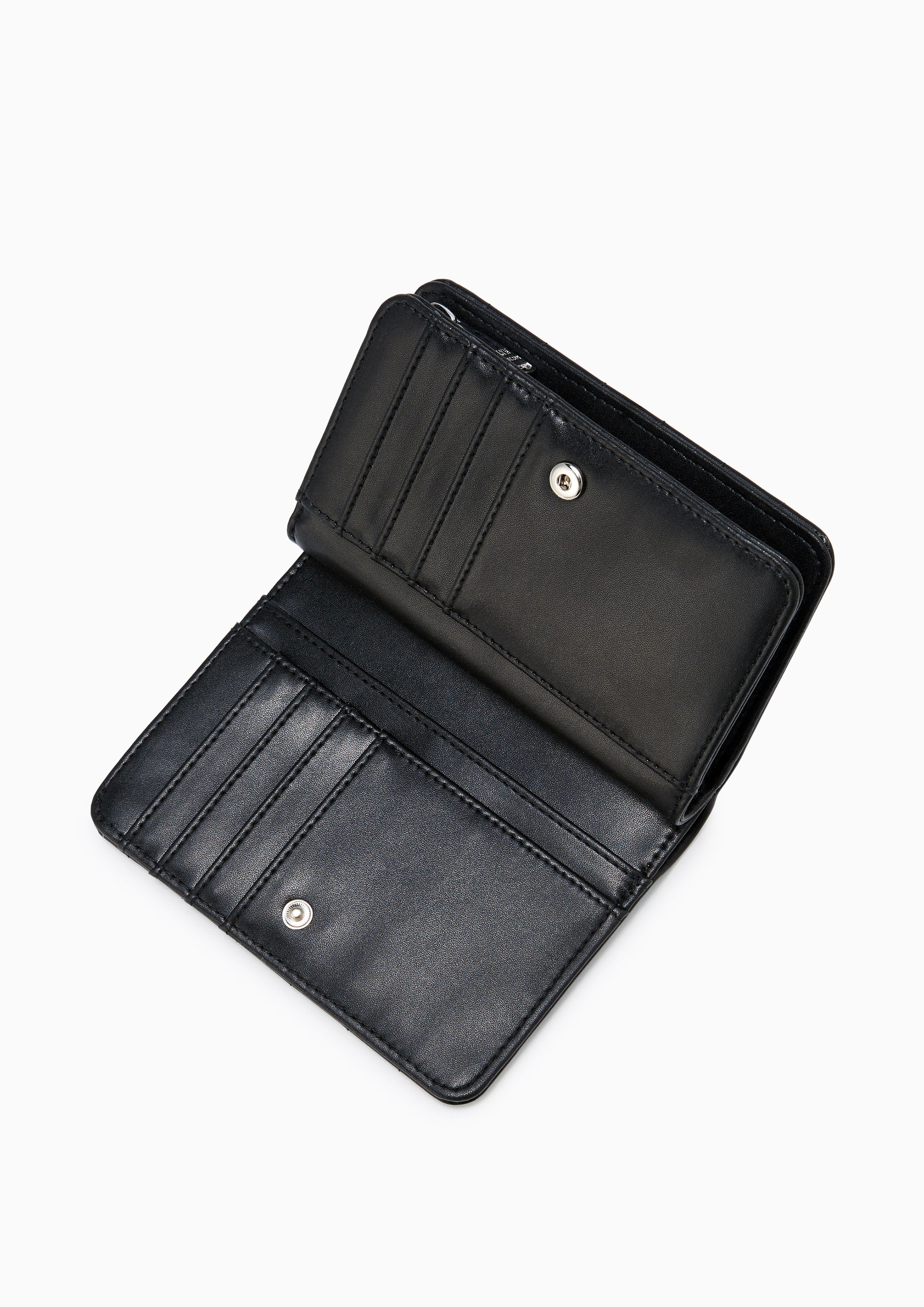 Ll Short Wallet Black - Lyn TH