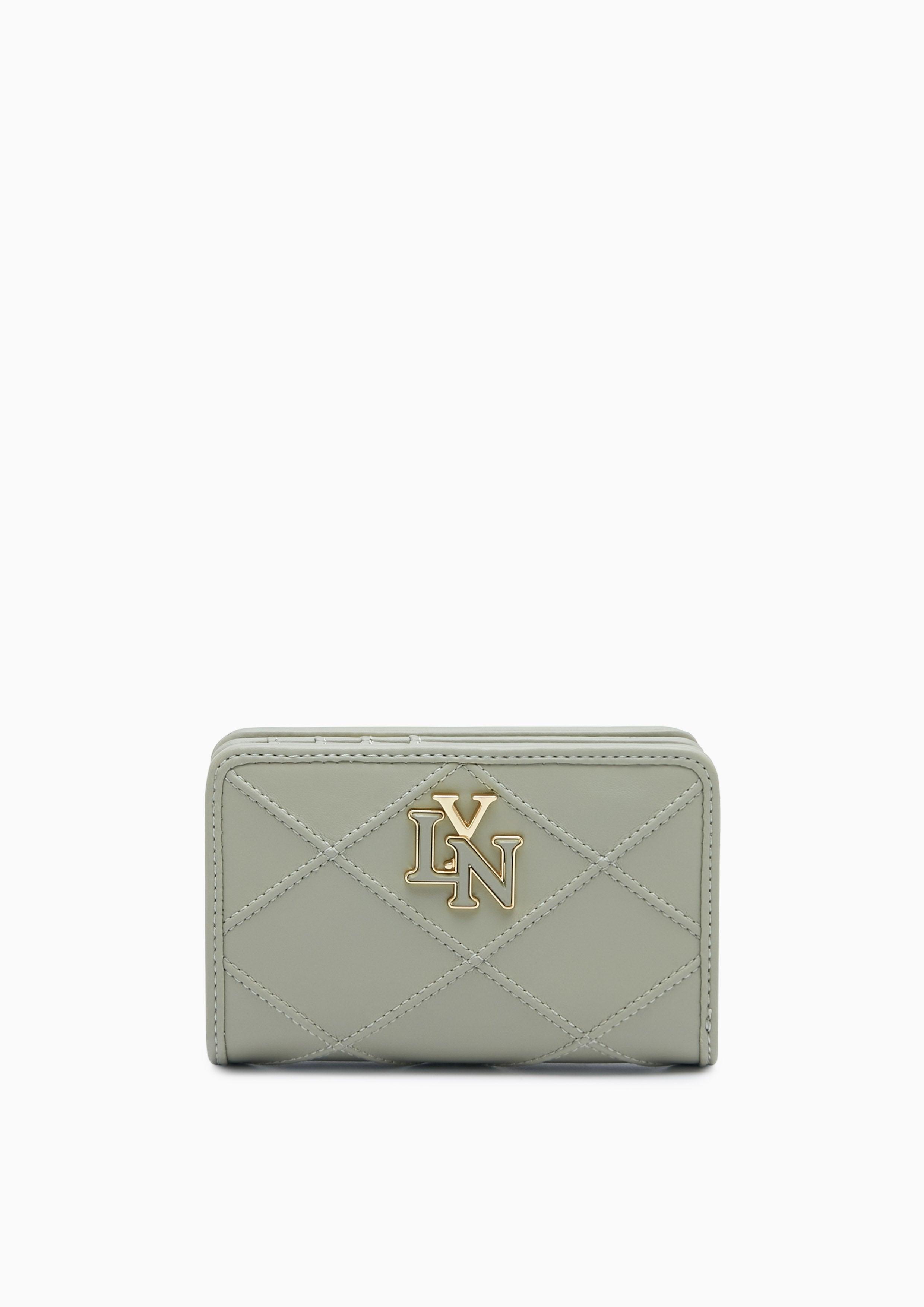 Camille Quilted Short Wallet Green - Lyn TH