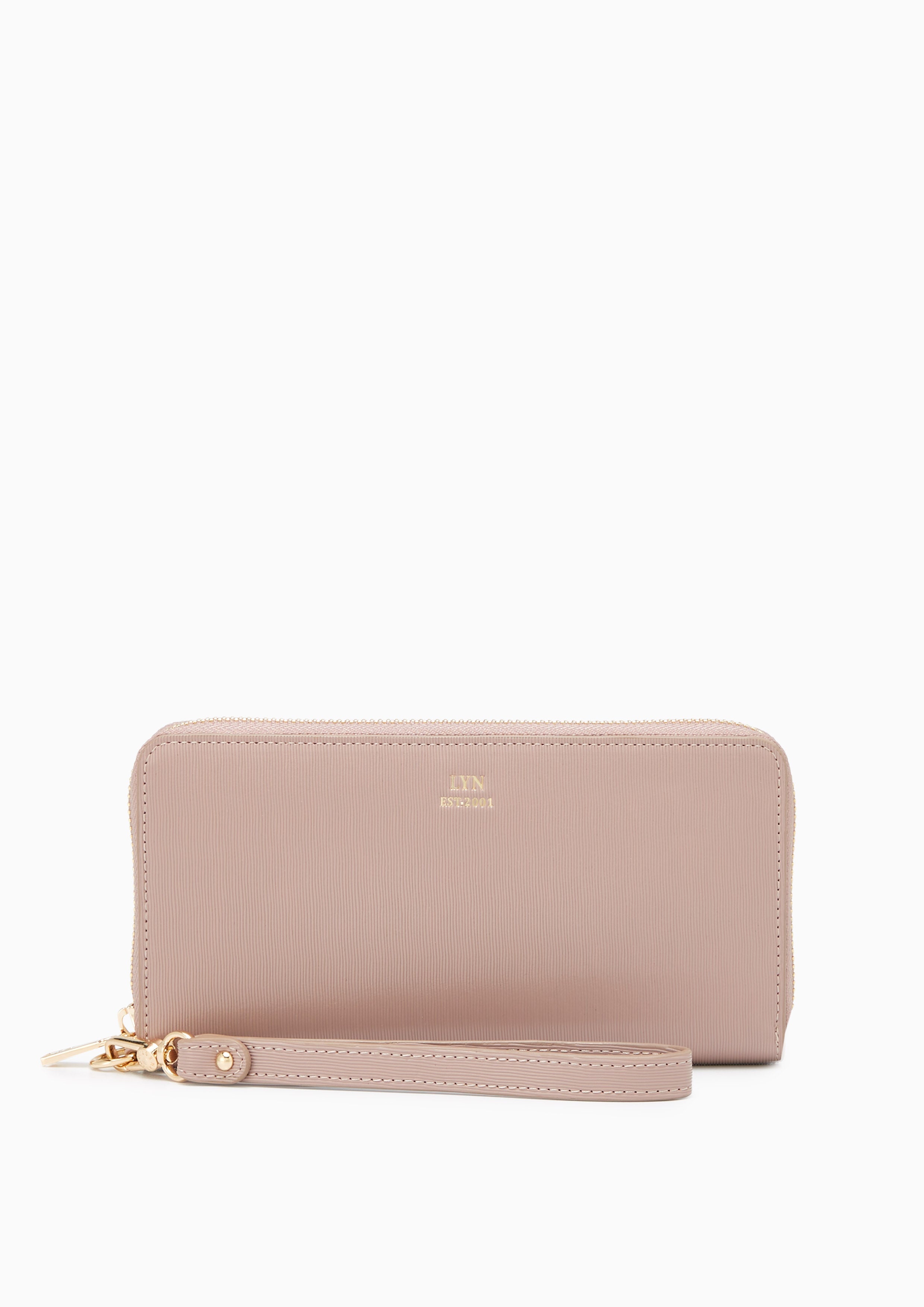 Essential Coin Con Plain Long Wallet Purple